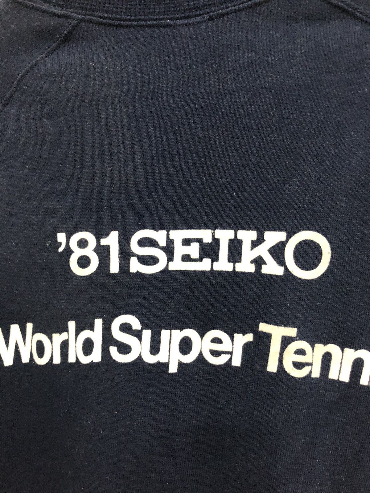 Seiko × Vintage Vintage 1981 SEIKO World Super Tennis Sweatshirt Size US M / EU 48-50 / 2 - 10 Thumbnail