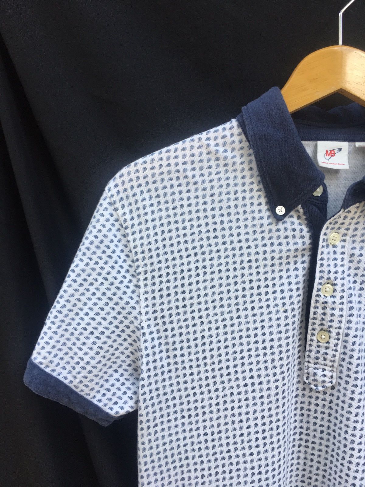 Uniqlo x Micheal Bastion Paisley Polo Shirt