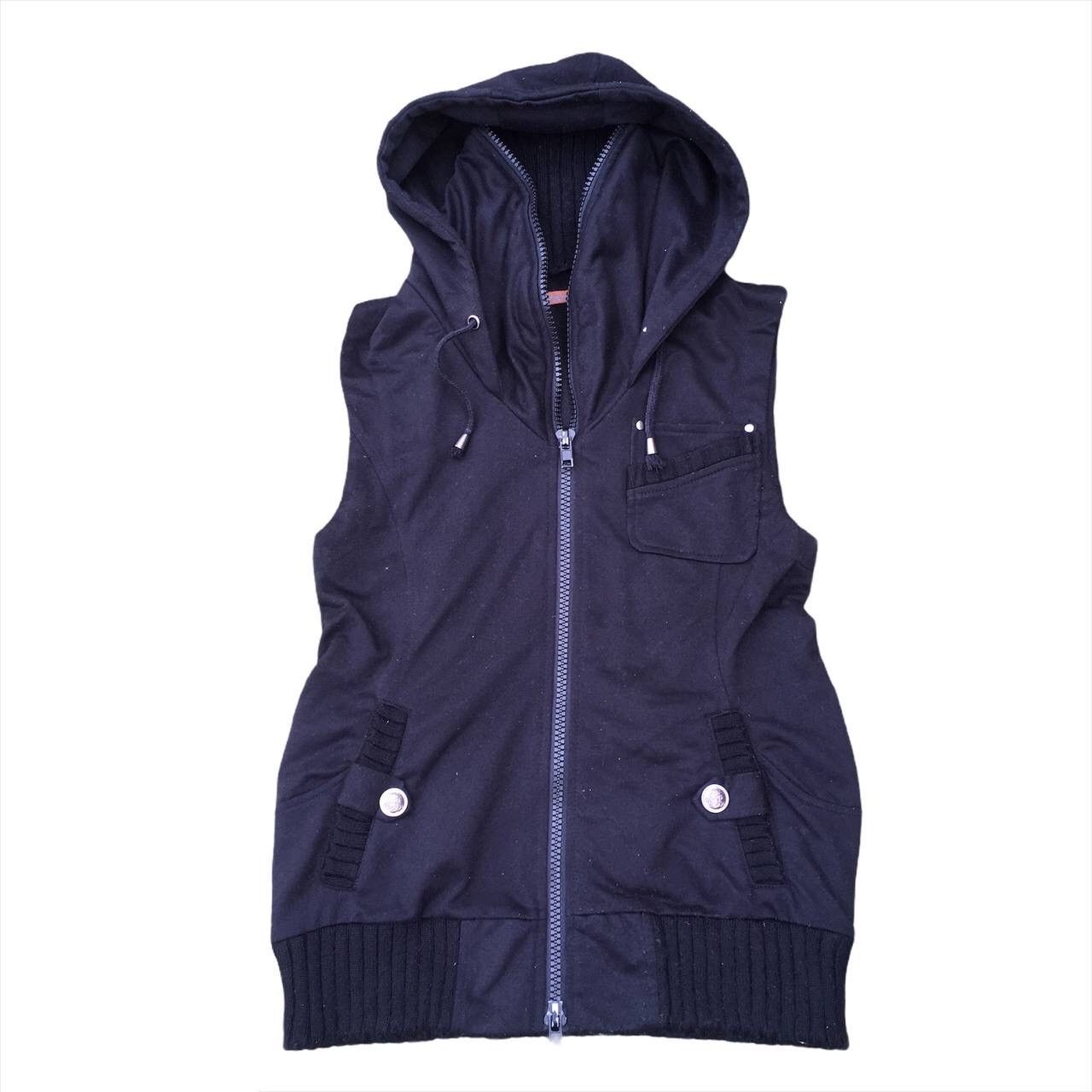 Japanese Brand Japanese Brand Sleeveless Hoody punk bondage style Size US S / EU 44-46 / 1 - 1 Thumbnail
