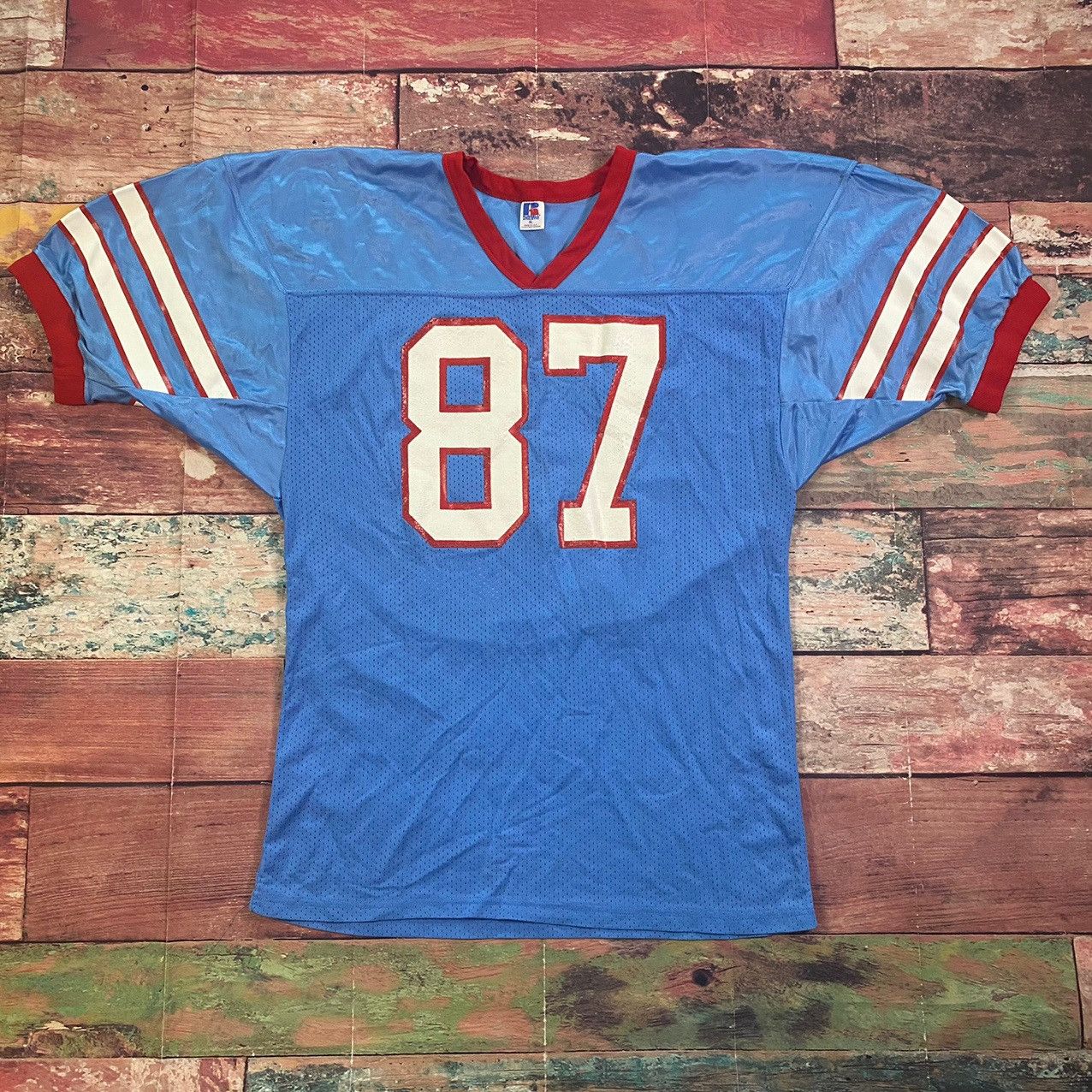 Vintage 1980s Russell Athletic Houston Oilers jersey XL