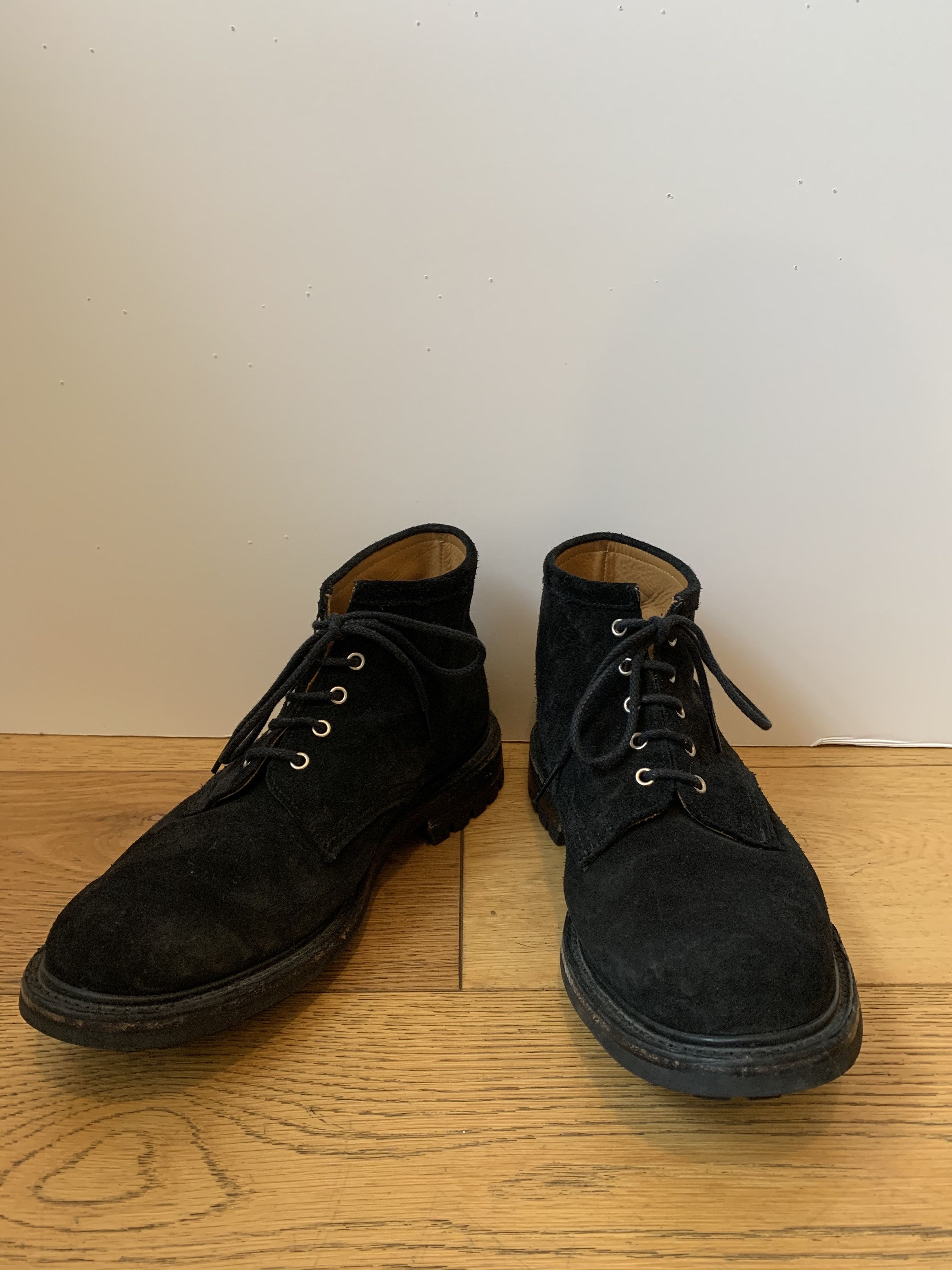 Margaret Howell Margaret Howell X Trickers Black Suede Ankle Boots | Grailed