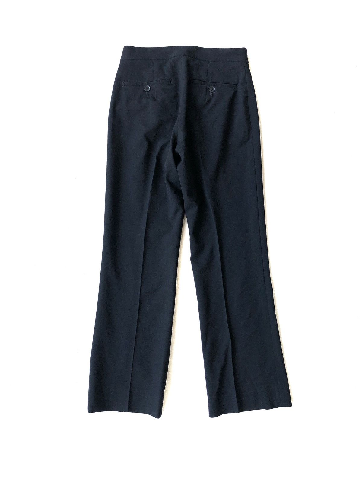 Yohji Yamamoto AW12 Yohji Yamamoto Black Minimalist High Waist Wool Pant Size US 26 / EU 42 - 4 Thumbnail