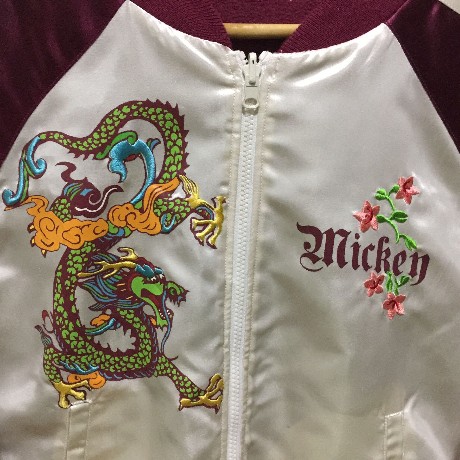Other Sukajan Mickey Mouse Embroidery Souvenirs Reversible Jacket Size US S / EU 44-46 / 1 - 5 Thumbnail