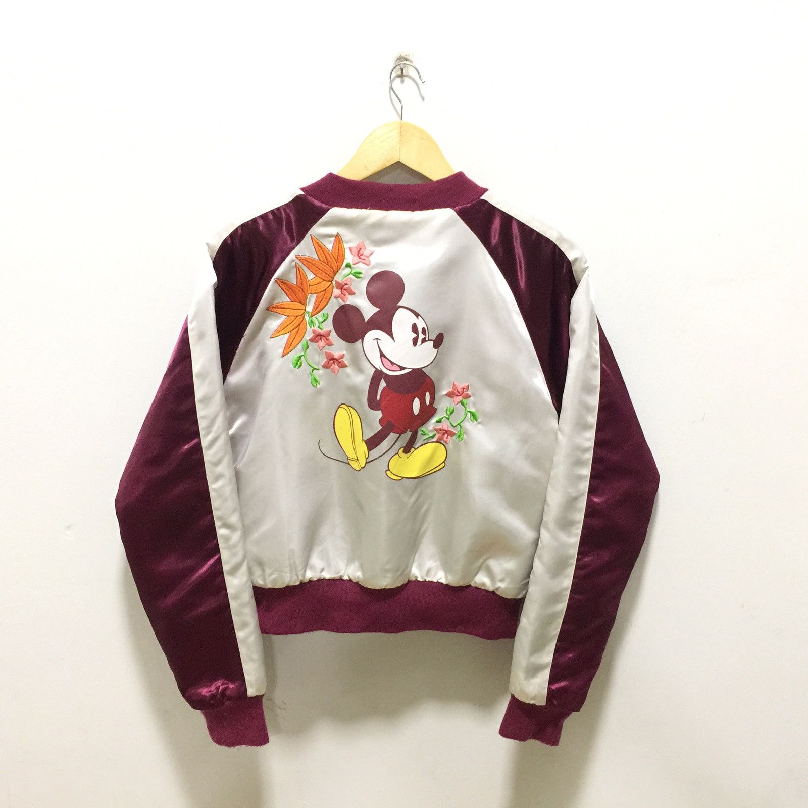 Other Sukajan Mickey Mouse Embroidery Souvenirs Reversible Jacket Size US S / EU 44-46 / 1 - 2 Thumbnail