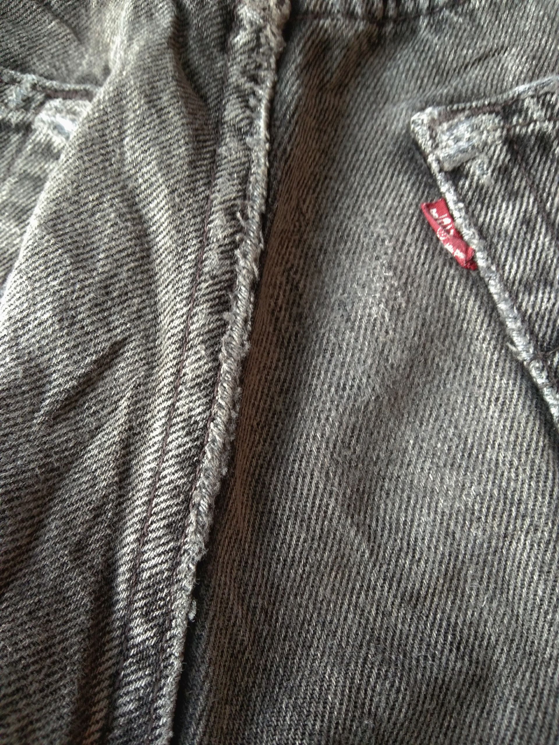 Levi's 90s Distressed Faded Black Vintage Levi's 501 Jeans USA Size US 30 / EU 46 - 4 Thumbnail