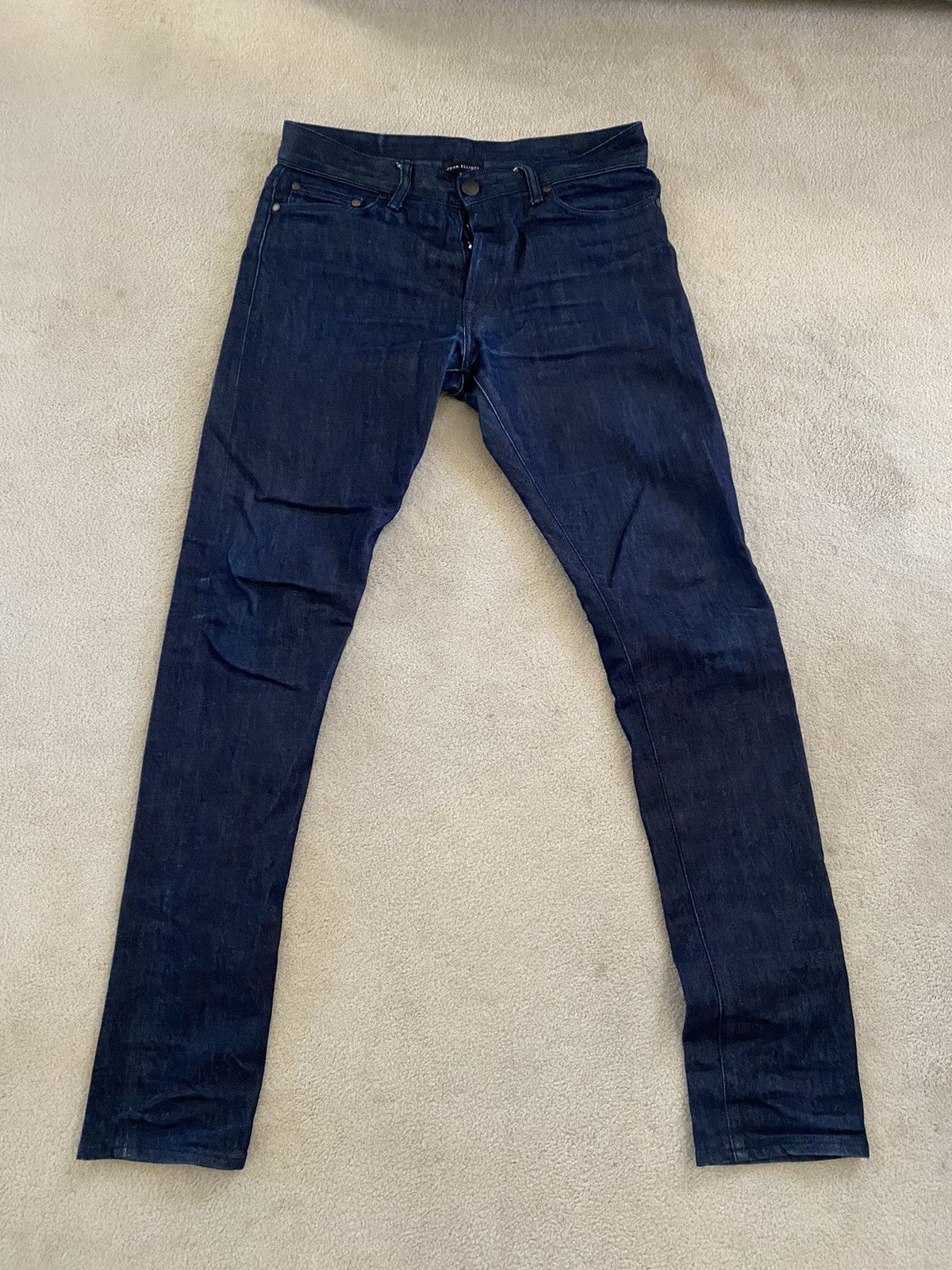 John Elliott John Elliott Cast 2 Jeans - Raw Indigo Sz 30 Size US 30 / EU 46 - 3 Thumbnail