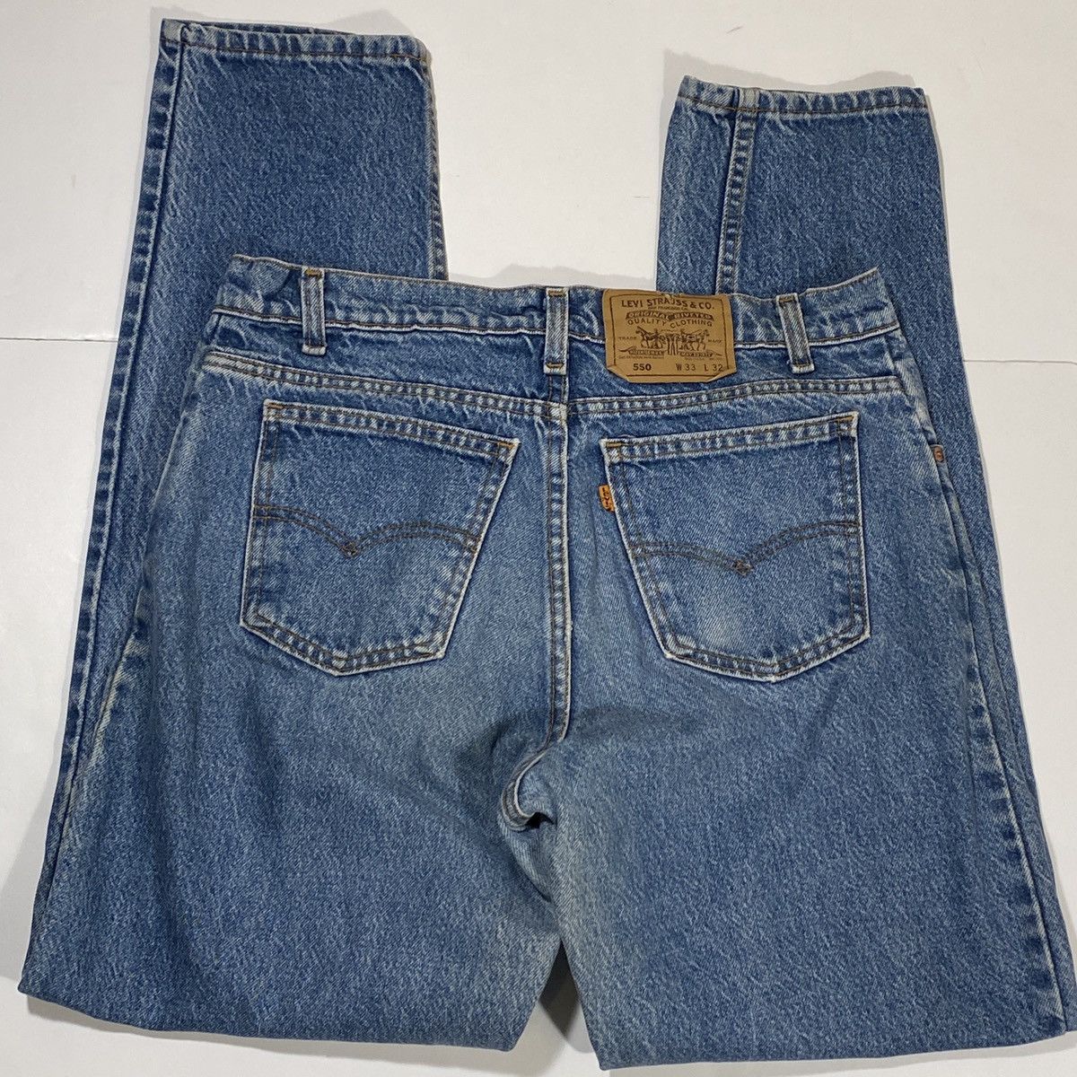 Levi's × Vintage Vintage Levi’s 550 Orange Tab Jeans Size US 33 - 1 Thumbnail
