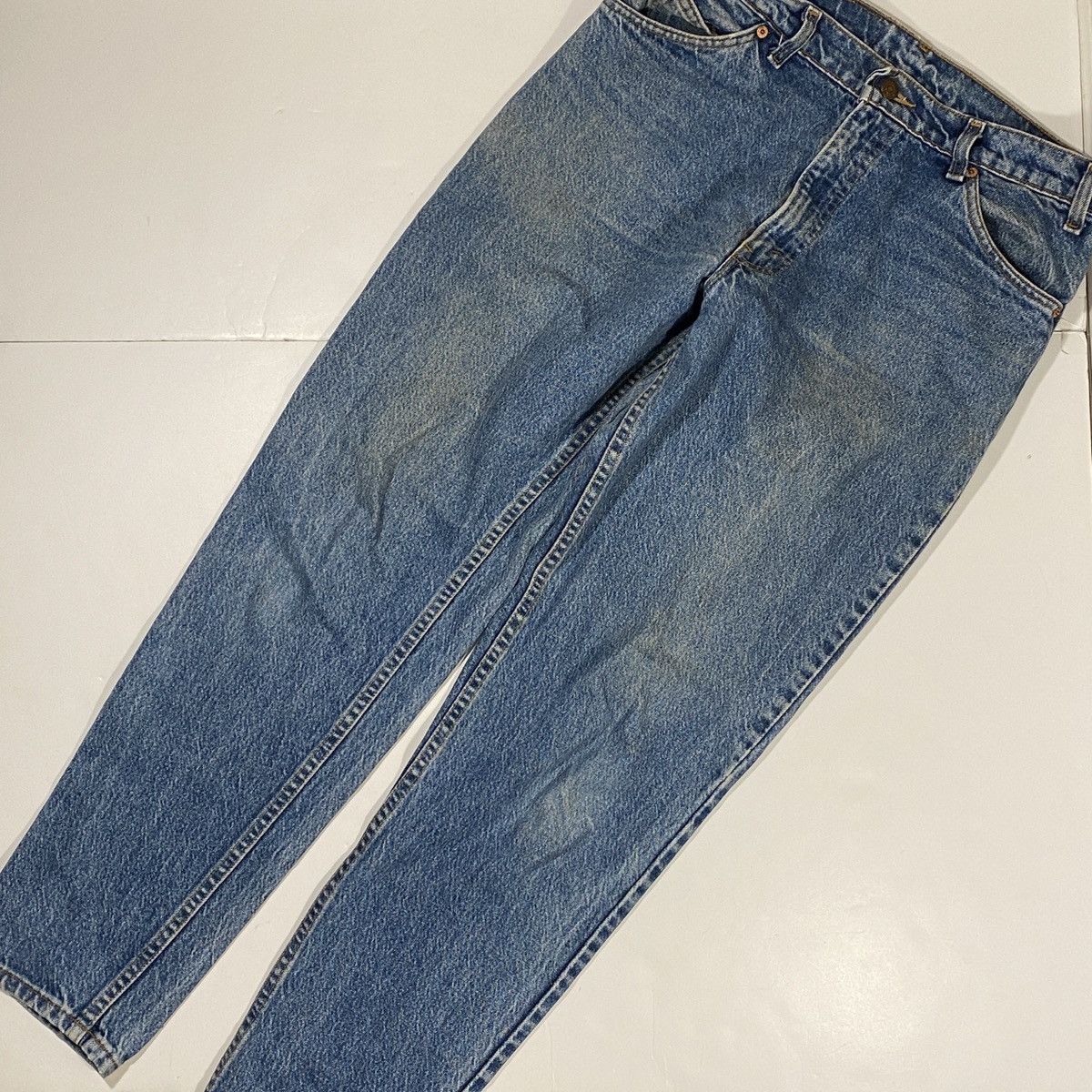Levi's × Vintage Vintage Levi’s 550 Orange Tab Jeans Size US 33 - 3 Thumbnail