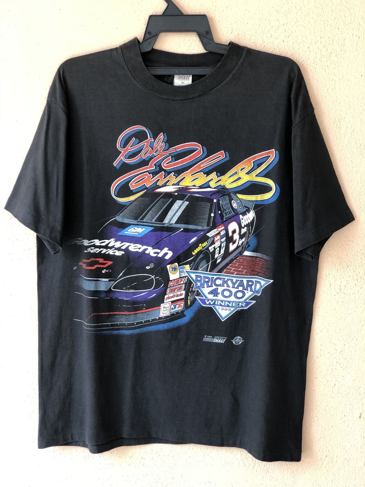 NASCAR Vintage 90s Dale Earnhard Brickyard 400 Winner Tee Size US L / EU 52-54 / 3 - 1 Thumbnail