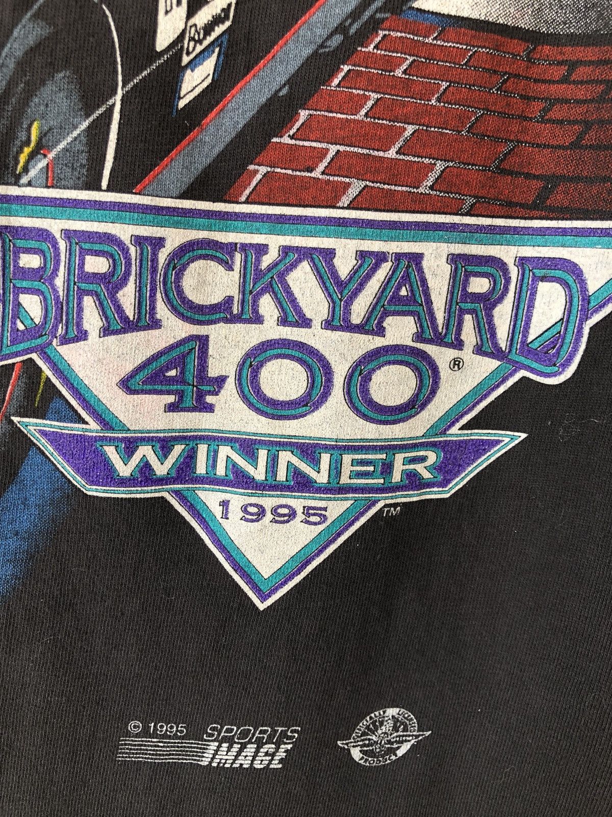 NASCAR Vintage 90s Dale Earnhard Brickyard 400 Winner Tee Size US L / EU 52-54 / 3 - 3 Thumbnail