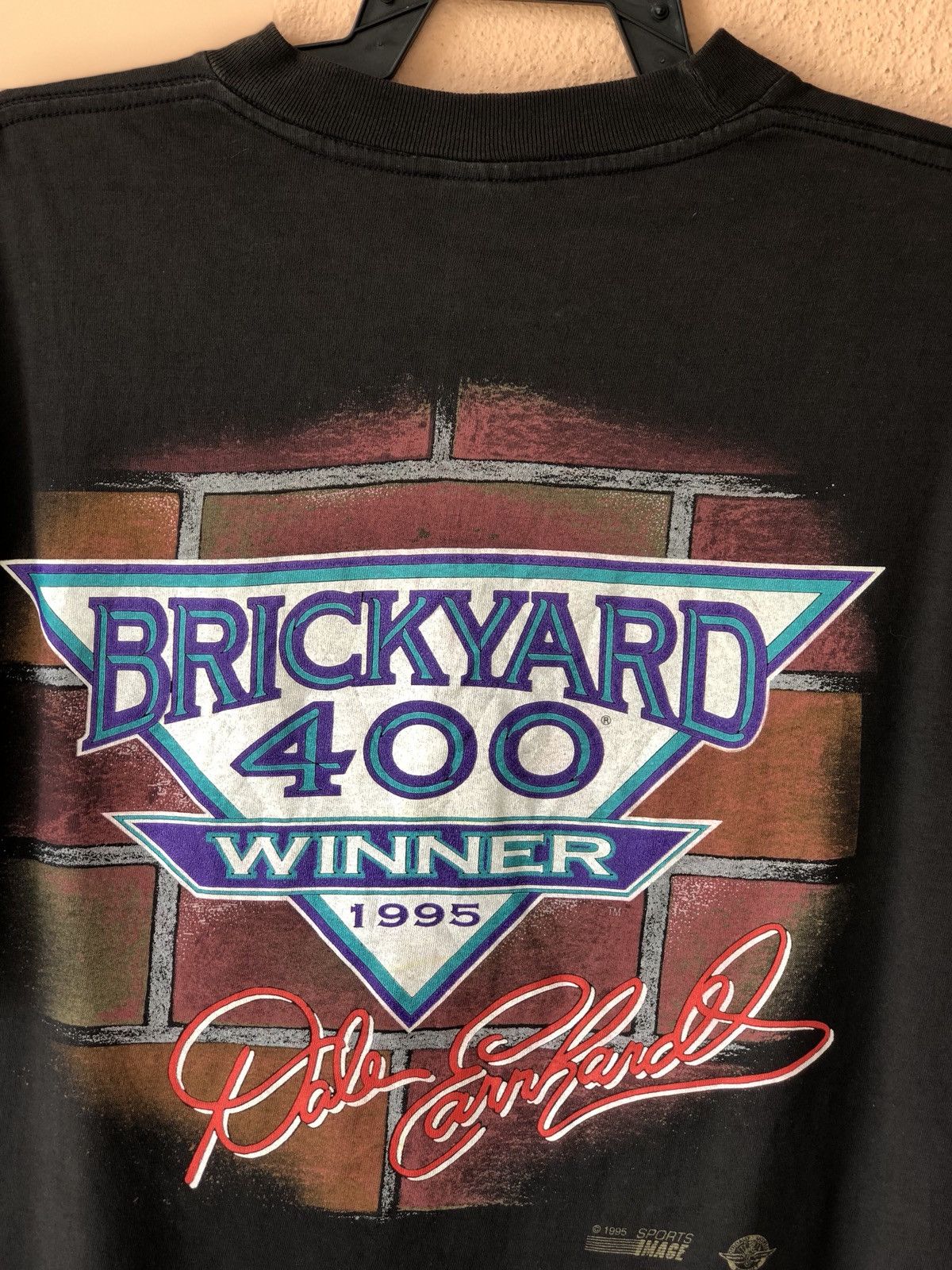 NASCAR Vintage 90s Dale Earnhard Brickyard 400 Winner Tee Size US L / EU 52-54 / 3 - 7 Thumbnail