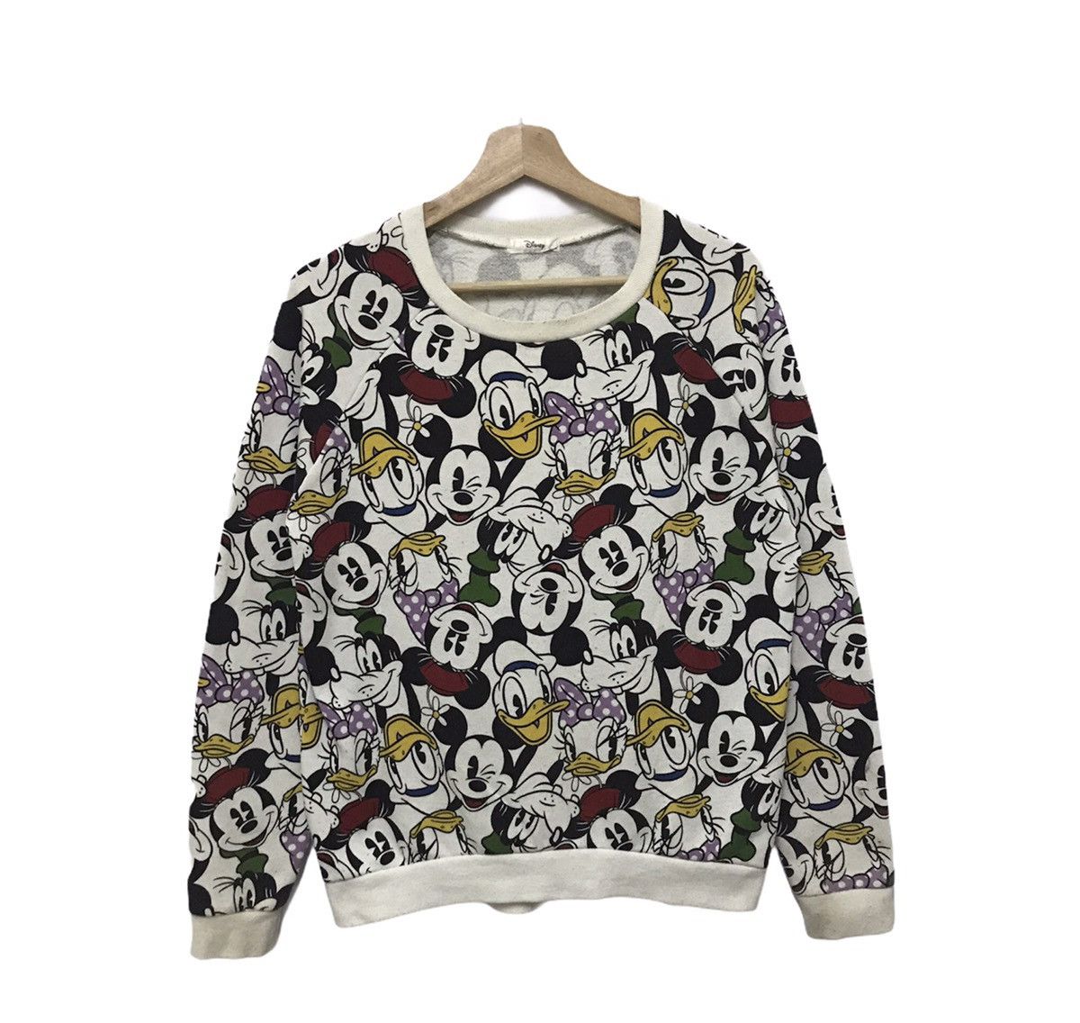 Disney × Mickey Mouse Vintage Disney Mickey Mouse Sweatshirt Full Print Size US M / EU 48-50 / 2 - 1 Thumbnail