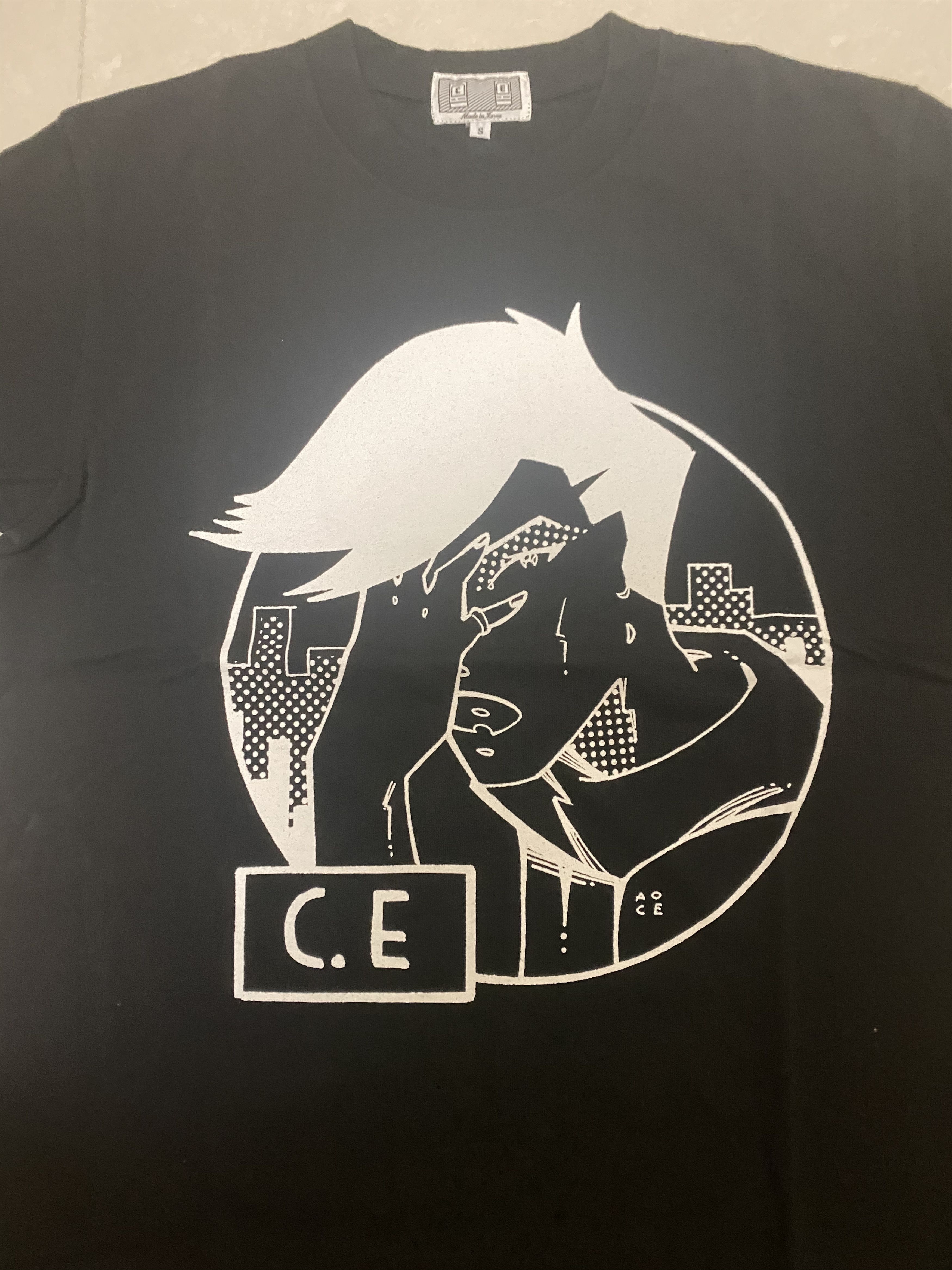 Cav Empt Cav Empt C.E. Face logo black T-shirt Size US S / EU 44-46 / 1 - 4 Thumbnail