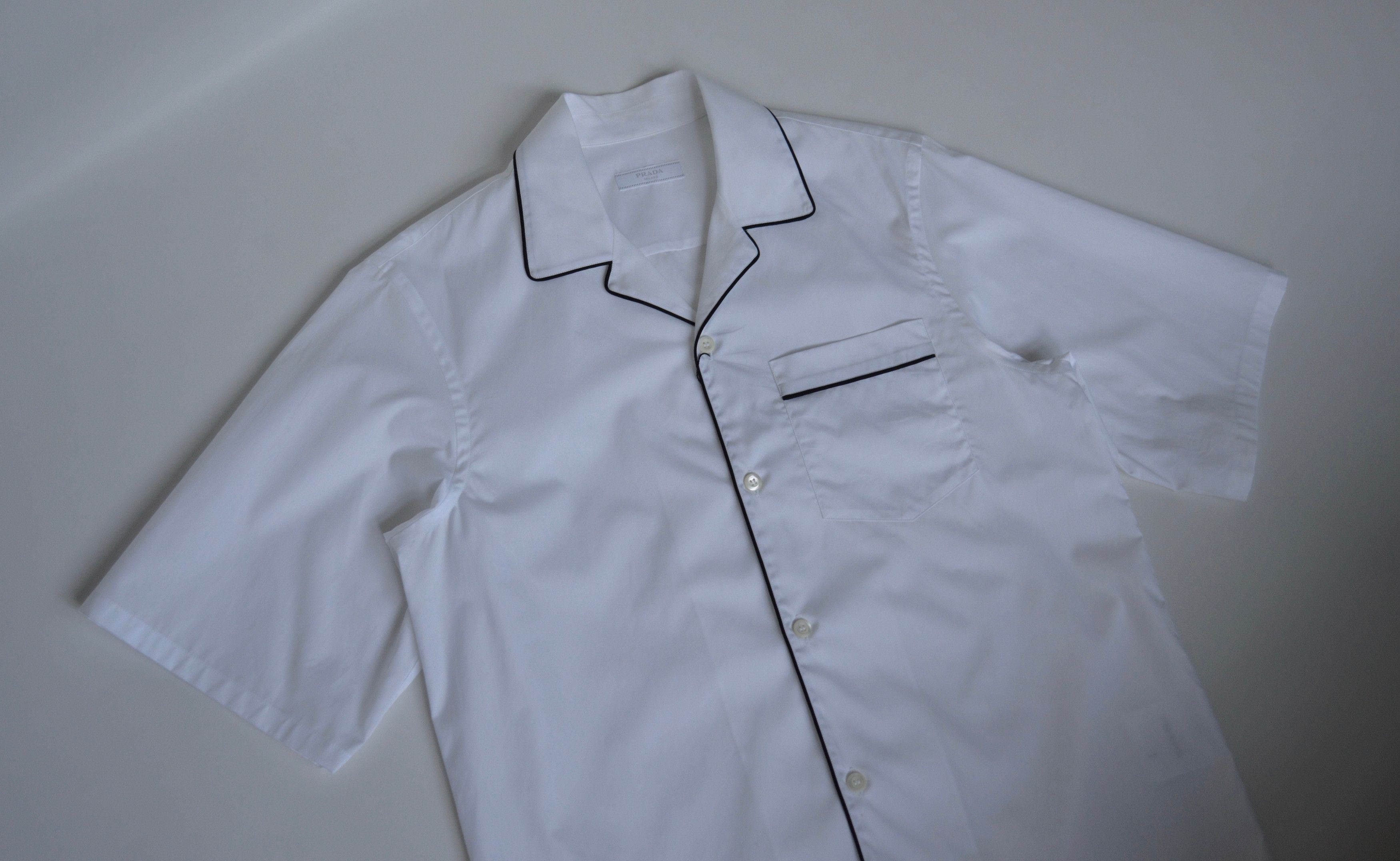 Prada S/S 16 Camp Collar Pyjama Shirt Size US M / EU 48-50 / 2 - 4 Thumbnail
