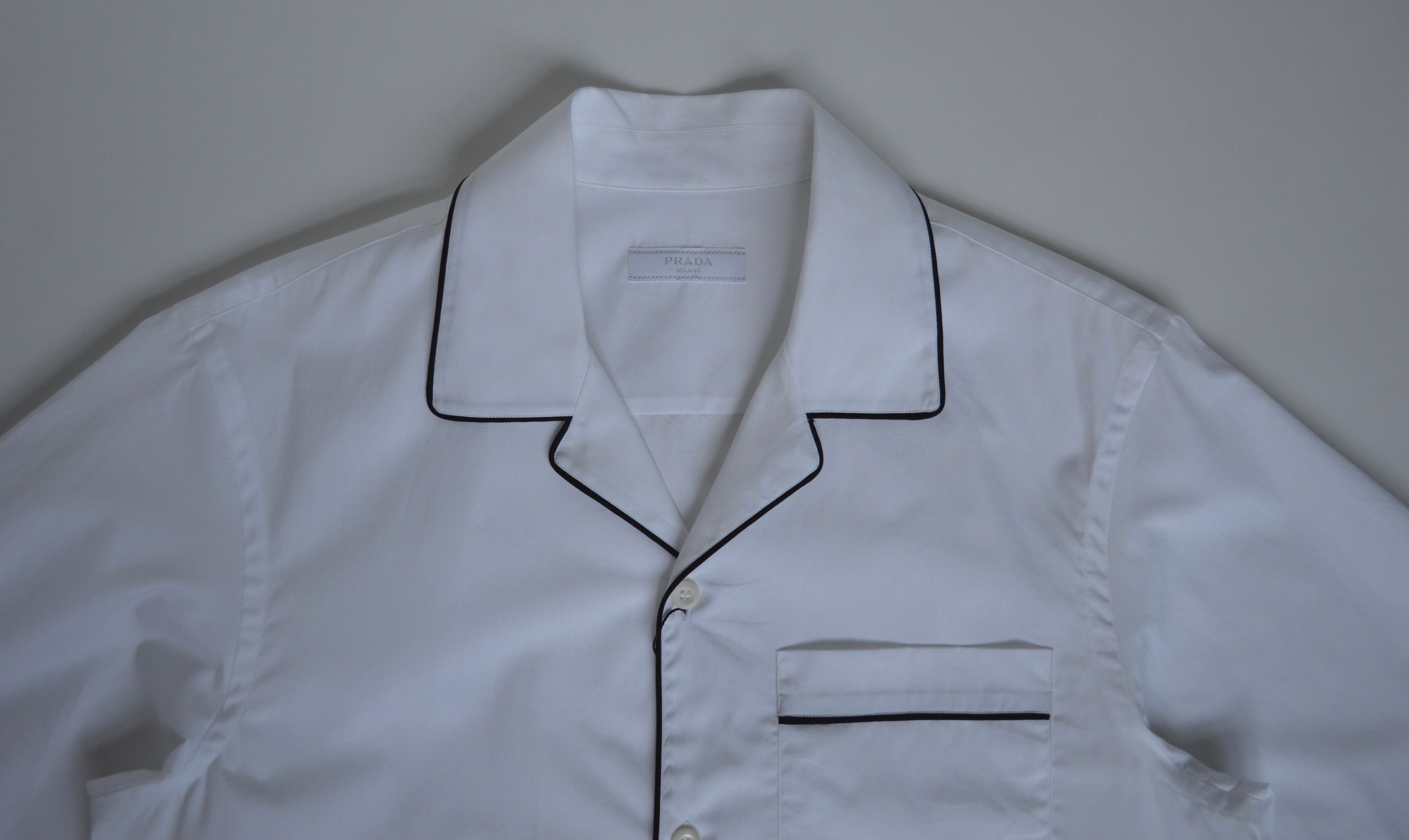Prada S/S 16 Camp Collar Pyjama Shirt Size US M / EU 48-50 / 2 - 3 Thumbnail
