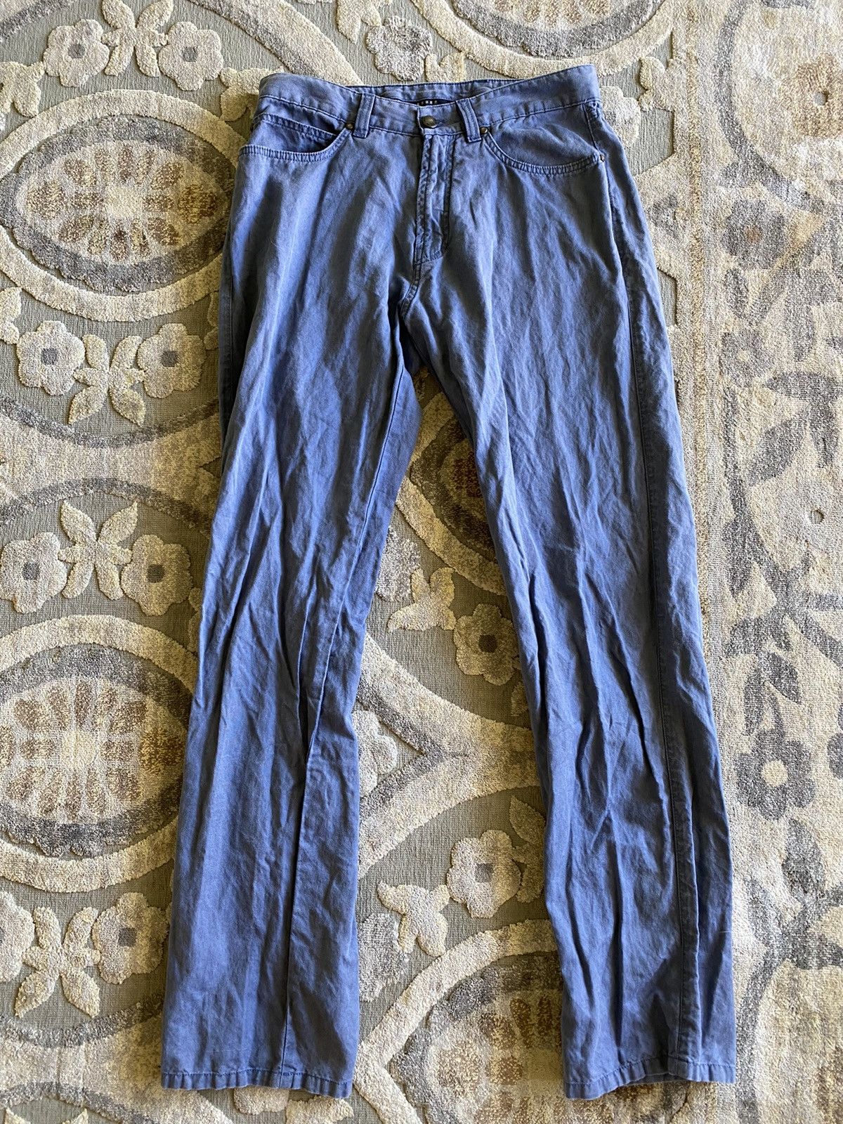 Ermenegildo Zegna Men's Ermenegildo Zegna Linen Pants Trousers