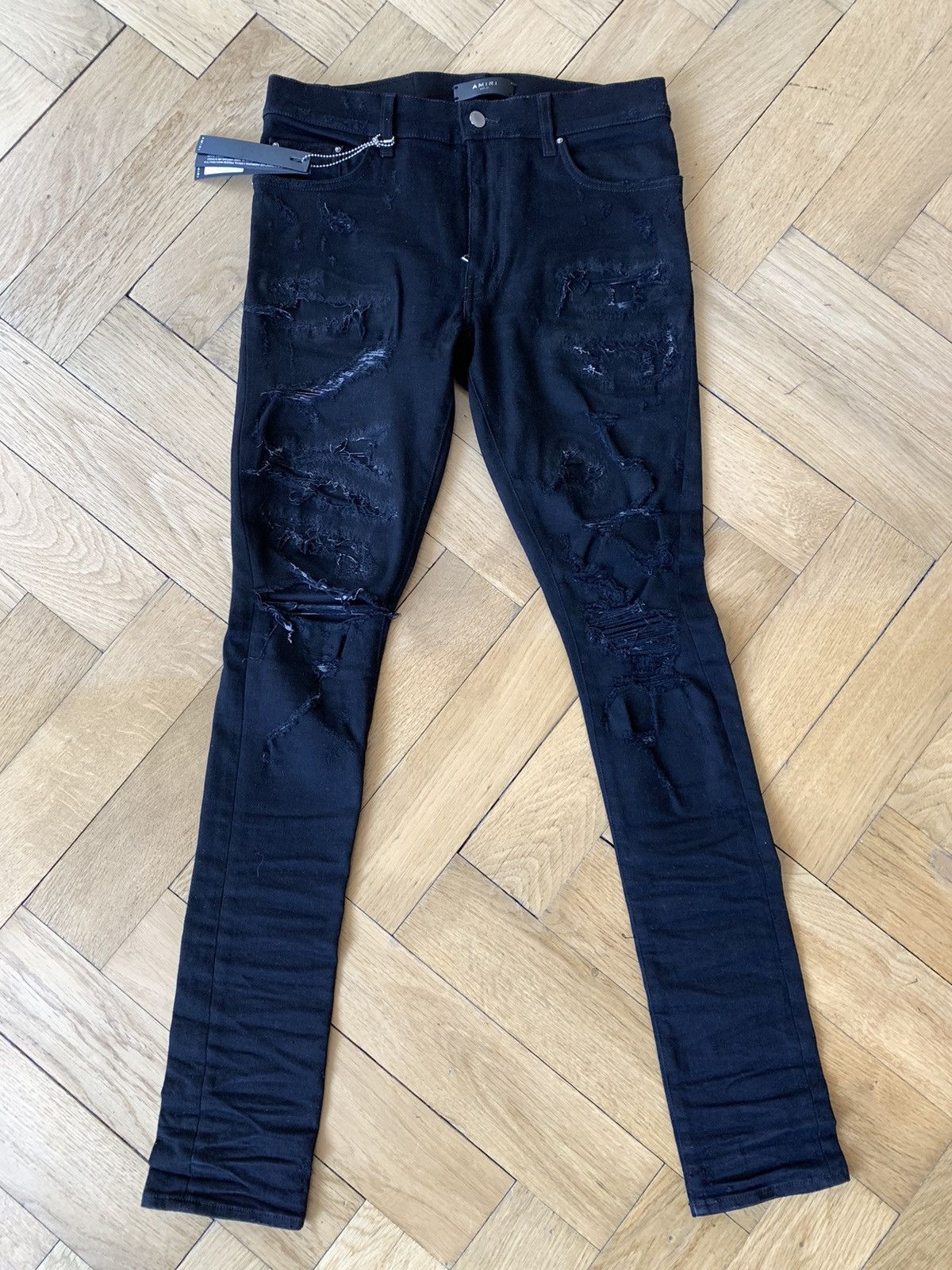 Amiri Amiri Trasher Super Destroyed Jeans | Grailed