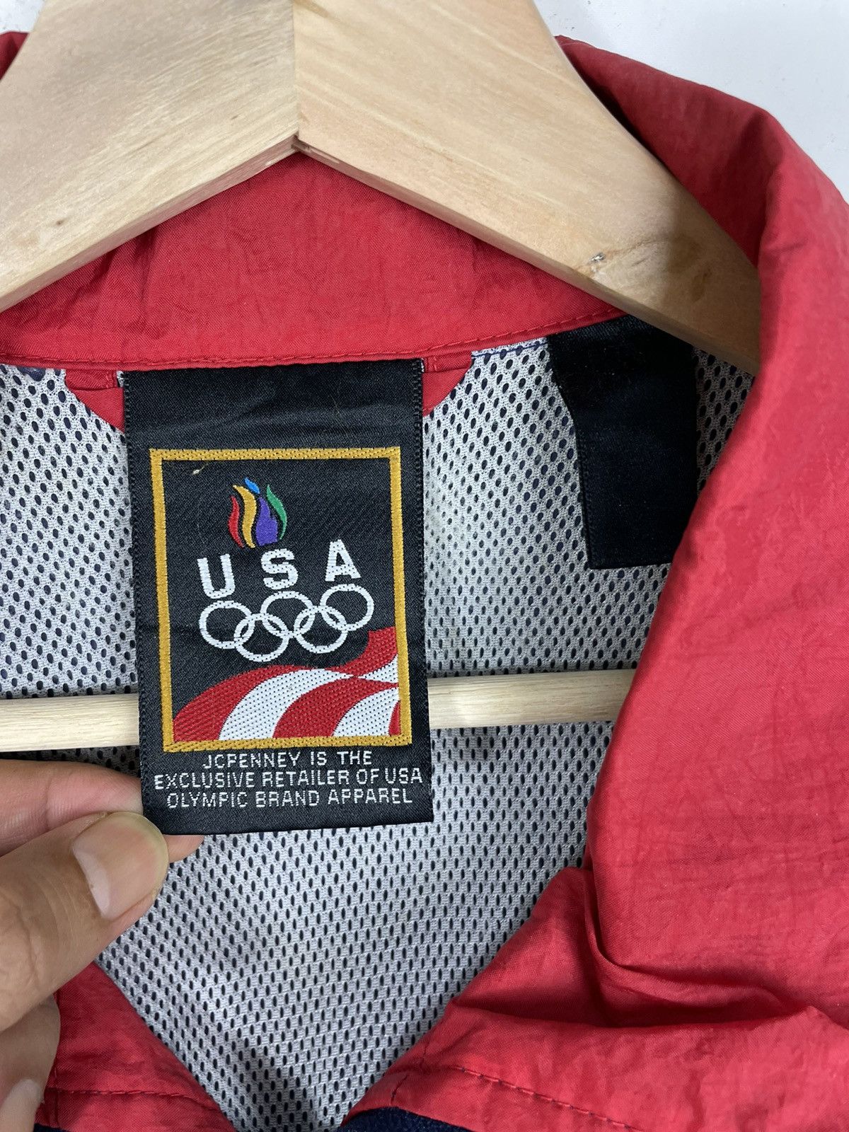 JCPenney × USA Olympics × Vintage Vintage USA Olympic Windbreaker 90s JCPenney Size US XL / EU 56 / 4 - 3 Thumbnail