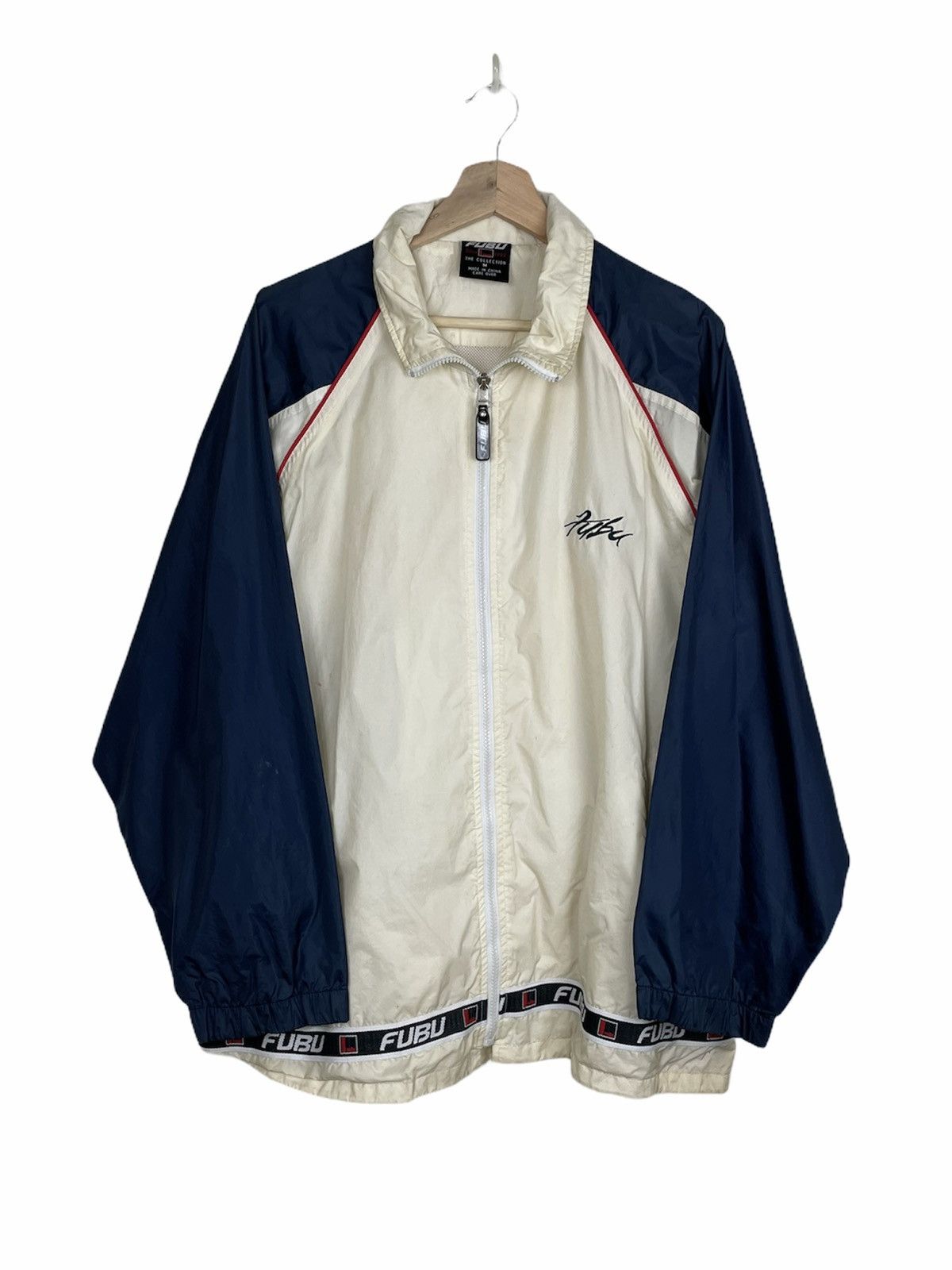 Fubu × Vintage VTG FUBU The Collection | Y2K Windbreaker Jacket Size US M / EU 48-50 / 2 - 2 Thumbnail
