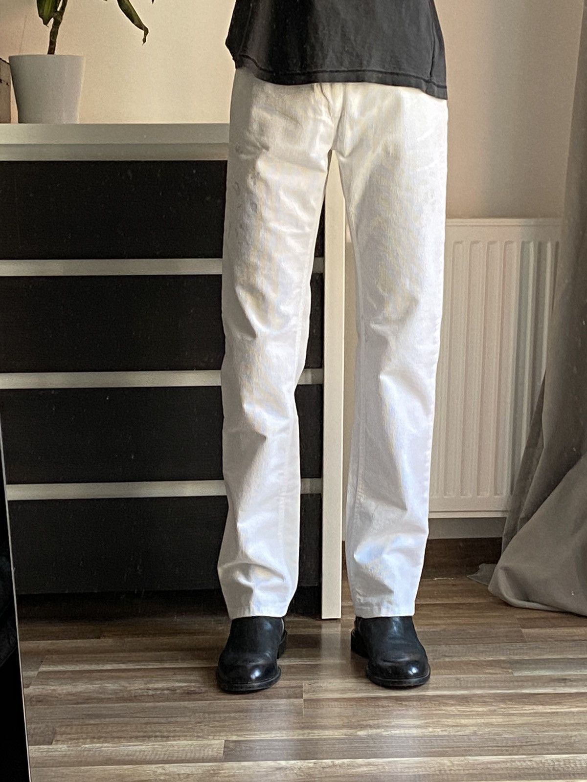 Helmut Lang Vintage Helmut Lang Painter Jeans White Corduroy Denim 