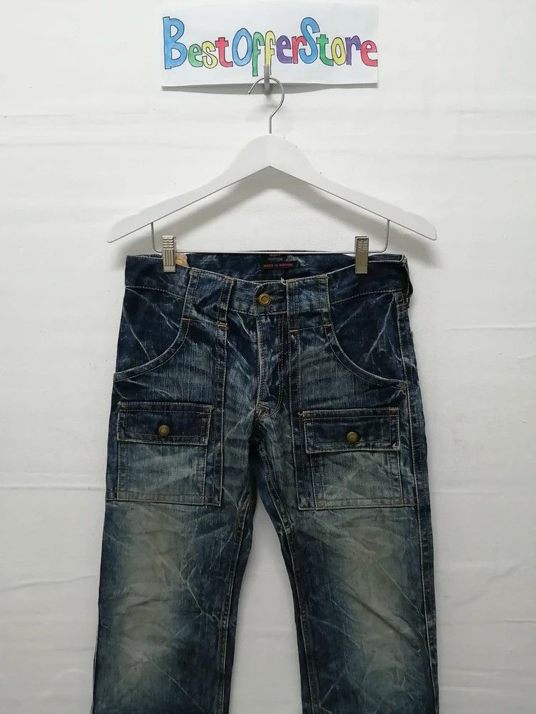 Japanese Brand BLUE WAY Japanese Brand 6 Pocket Jeans Size US 30 / EU 46 - 2 Thumbnail