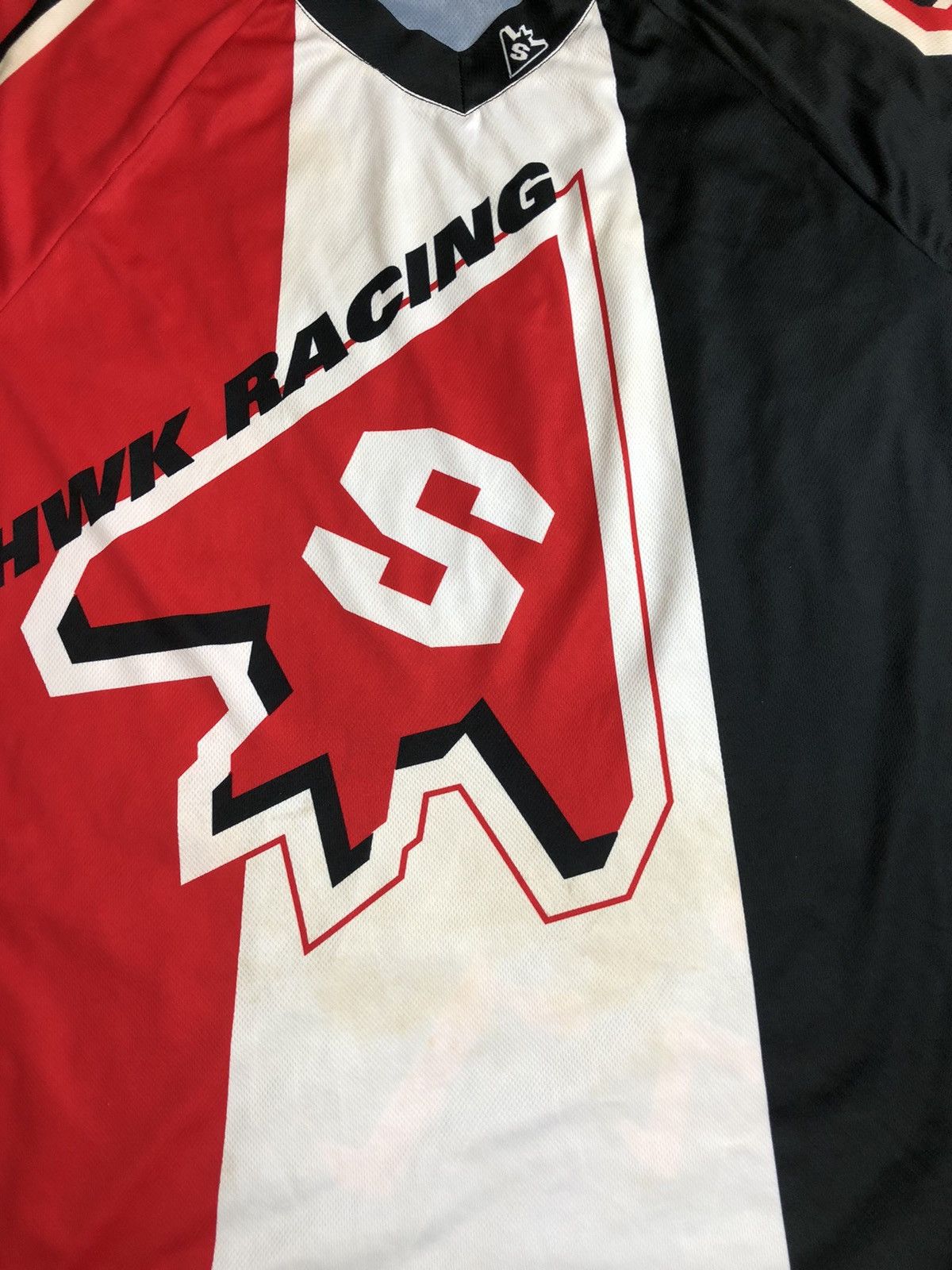 Vintage Vintage HWK Racing Motorcross Shirt Size US L / EU 52-54 / 3 - 4 Thumbnail
