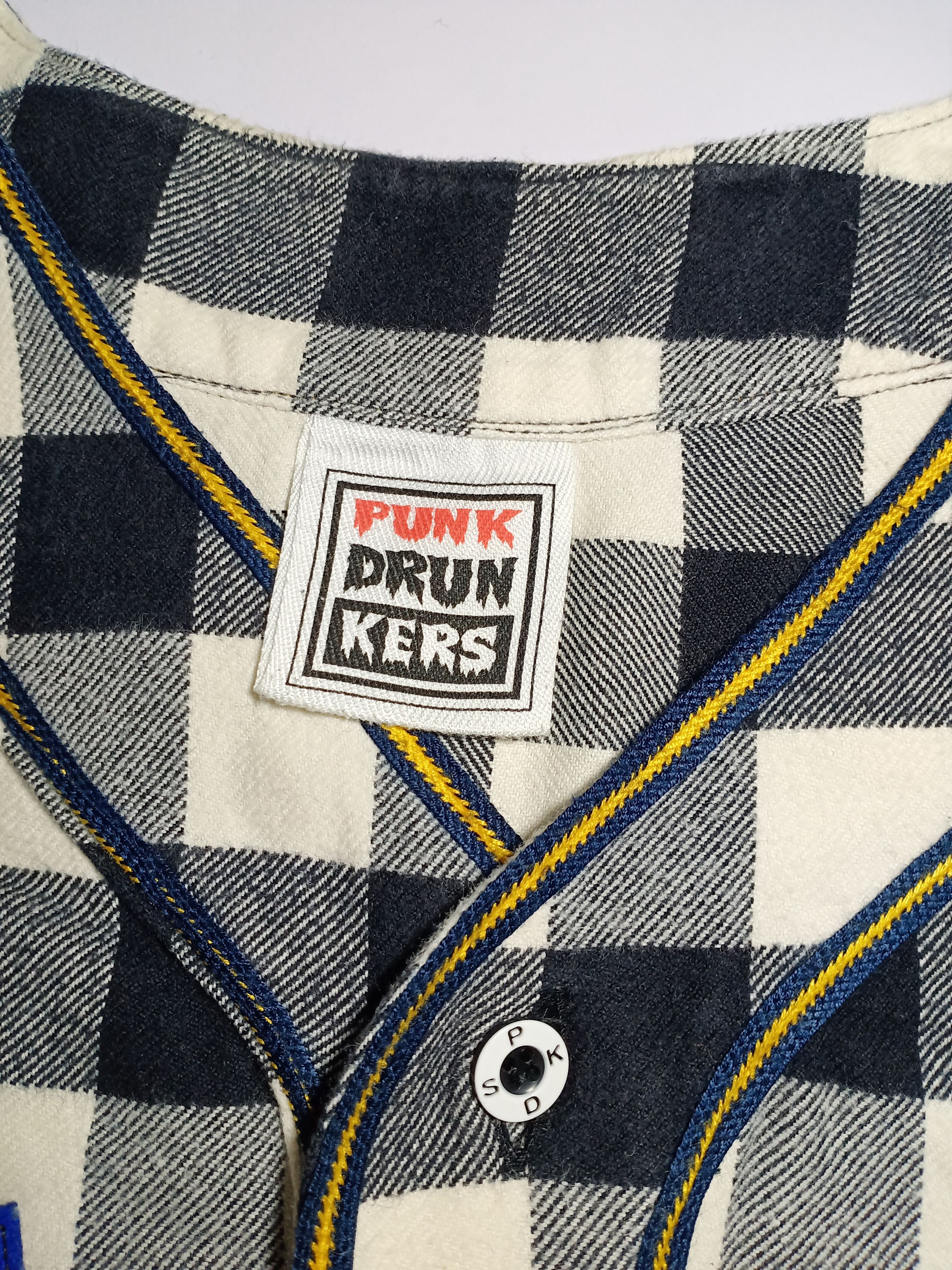 Japanese Brand Punk Drunker Button Up Shirt Size US M / EU 48-50 / 2 - 4 Thumbnail