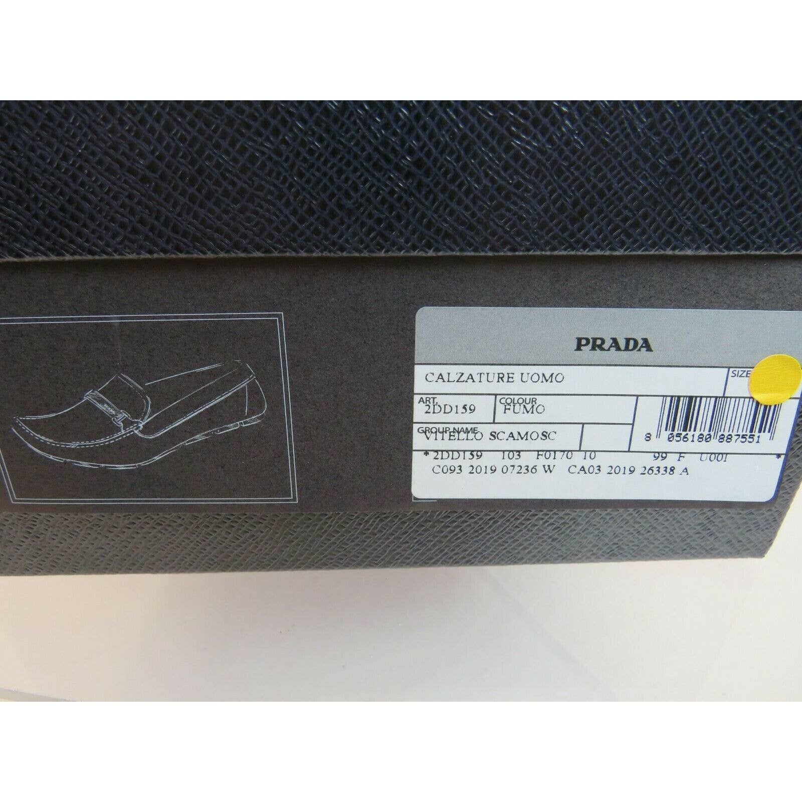 2DD159 KHAKI FUMO SUEDE LOGO DRIVING MOCCASINS LOAFERS 8