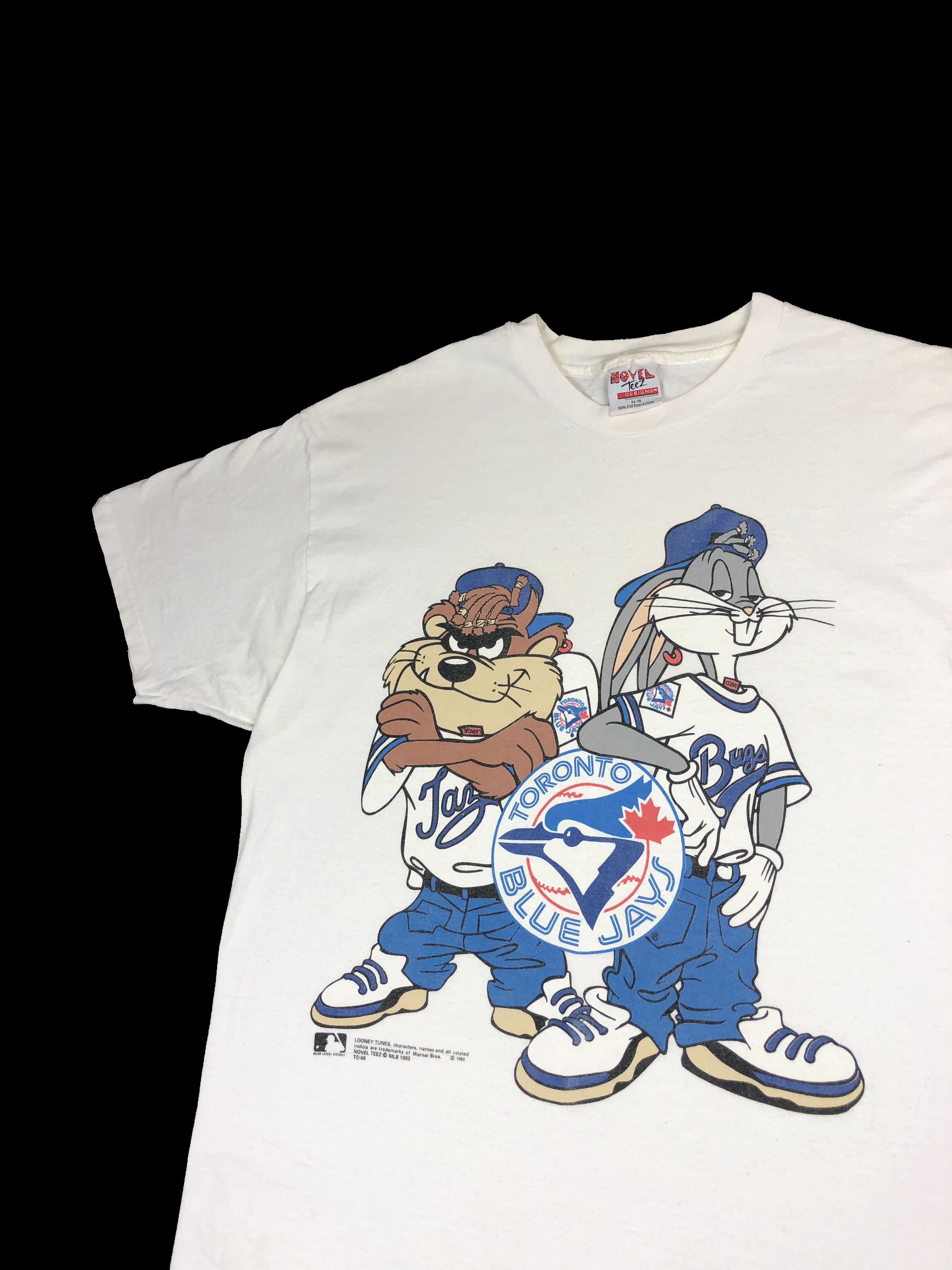 Vintage 1993 Toronto Blue Jays / Looney Toons 'Taz' T-Shirt Sz. XL