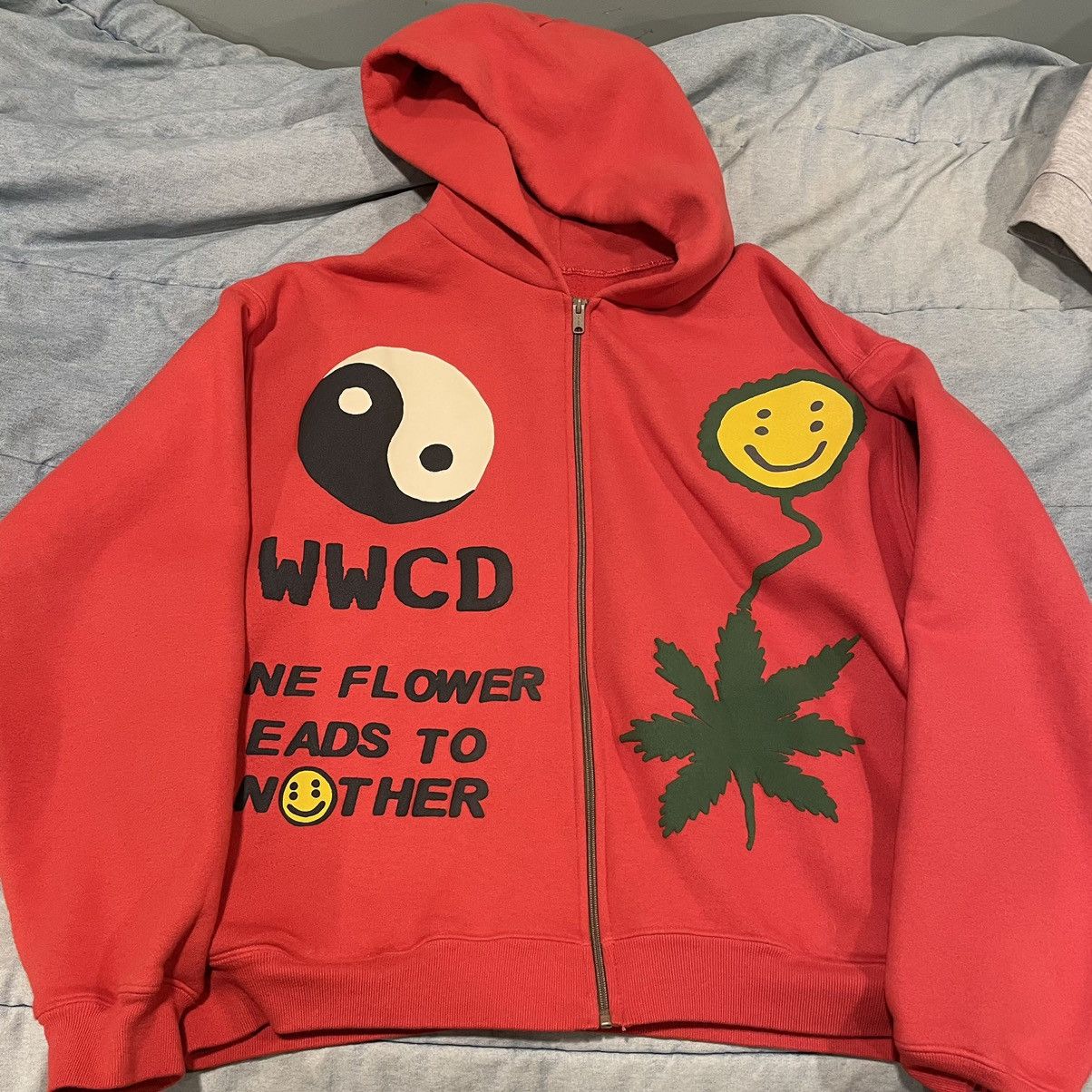 Cactus Plant Flea Market CPFM Earth First Zip Up Hoodie WEED | Grailed
