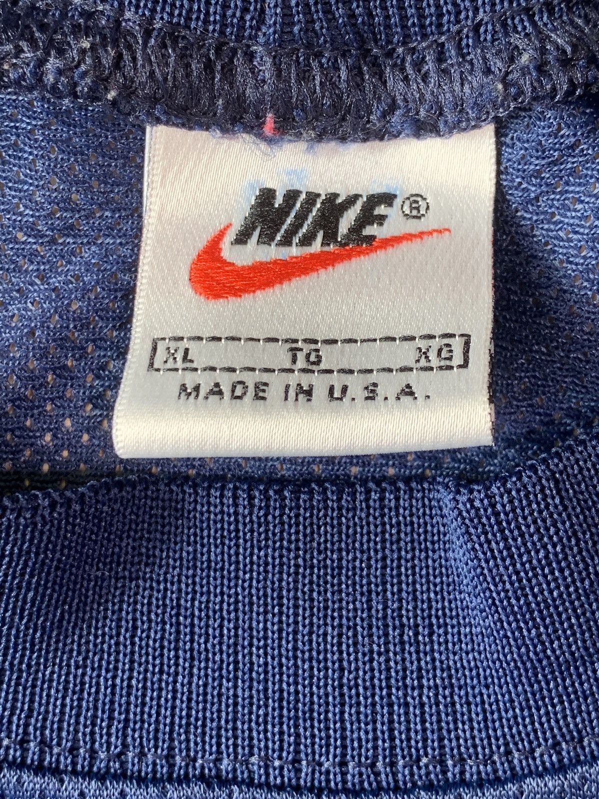Nike × Vintage Vintage 90s Nike Swoosh Mesh Vest Made In USA Size US XL / EU 56 / 4 - 3 Thumbnail