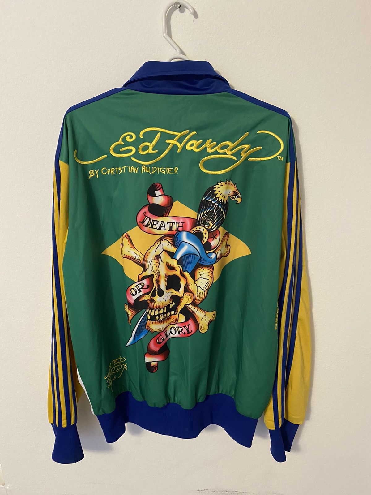Christian Audigier × Ed Hardy Ed hardy Brazil track jacket Size US L / EU 52-54 / 3 - 2 Thumbnail