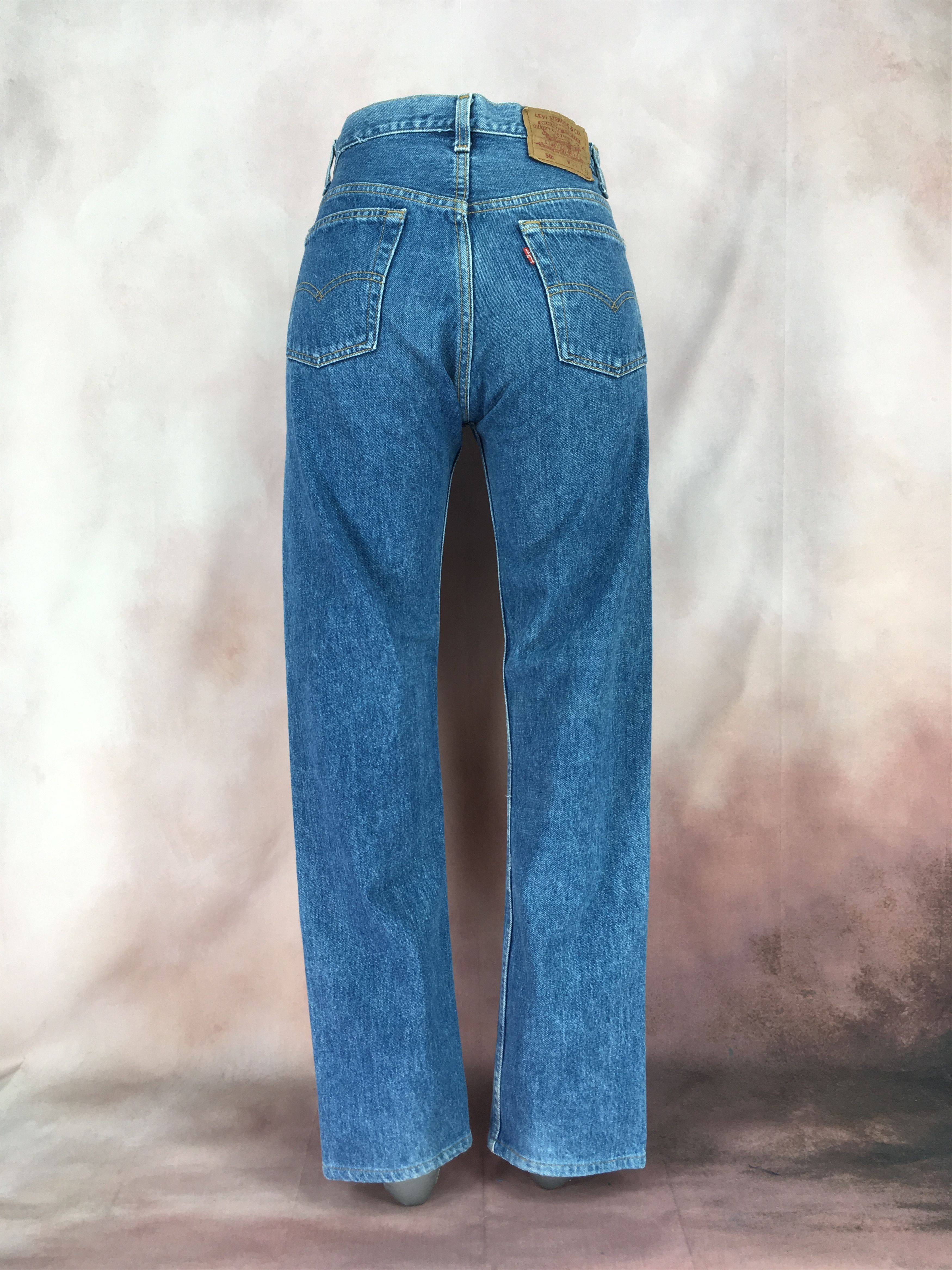 Waist 28 inch Vintage Levi's 501 Jeans Made In USA