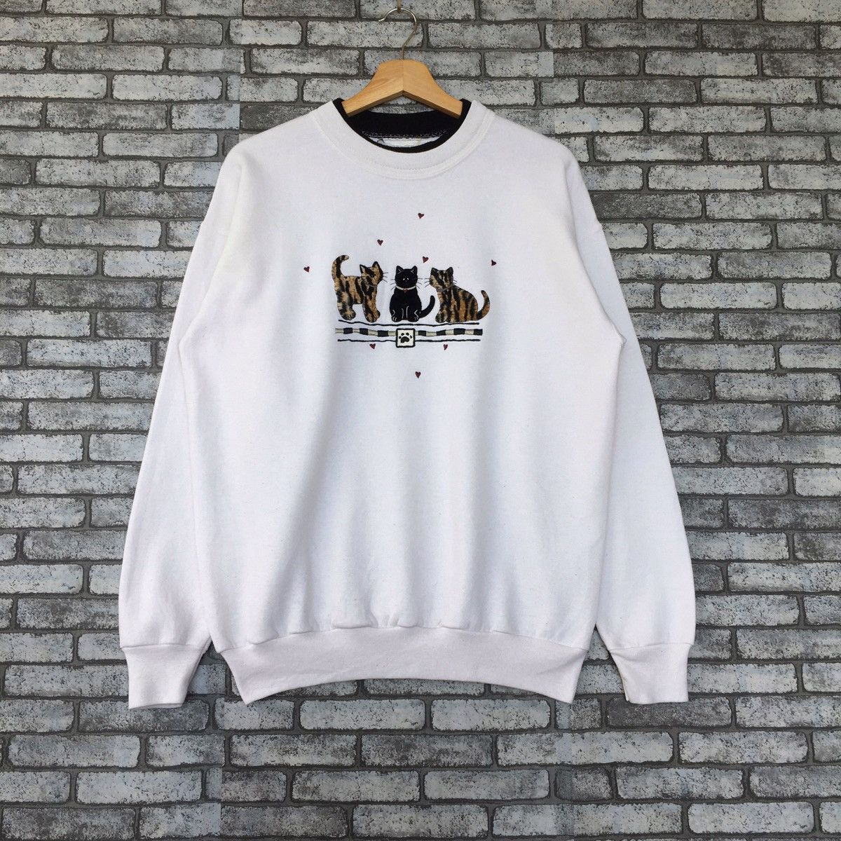 Cat sweatshirt pullover jumper sweatshirt