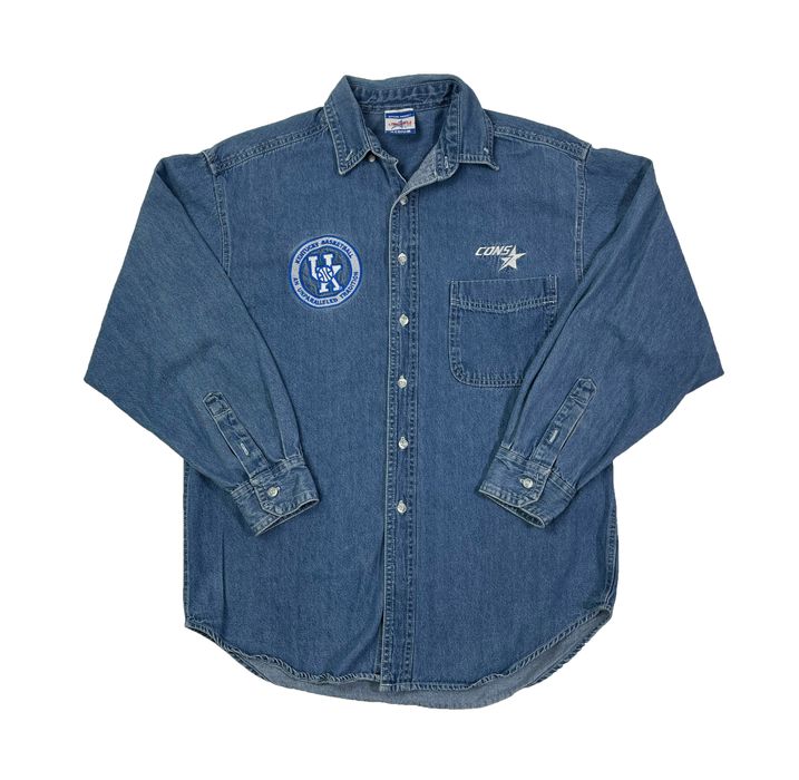 Vintage University of Kentucky Embroidered Converse Denim Jacket | Grailed