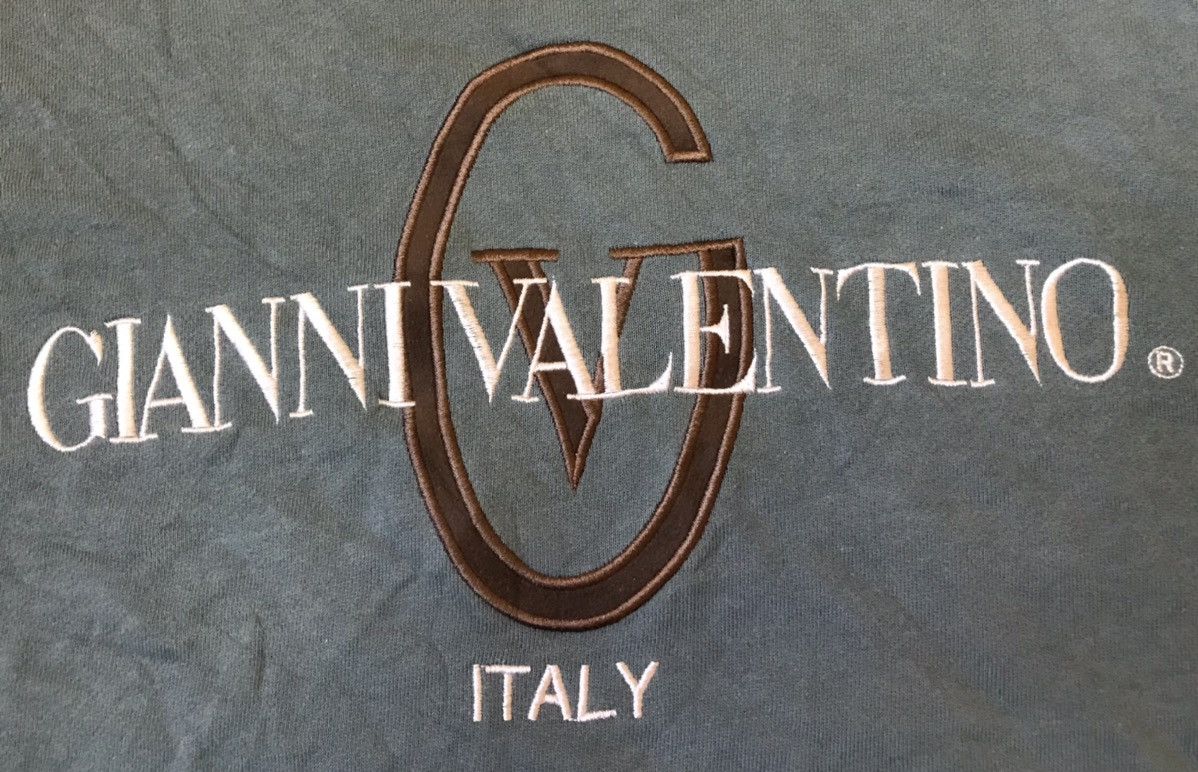 Designer × Gianni Valentino × Valentino Gianni Valentino Italy Logo Sweatshirt Size US XXL / EU 58 / 5 - 5 Thumbnail