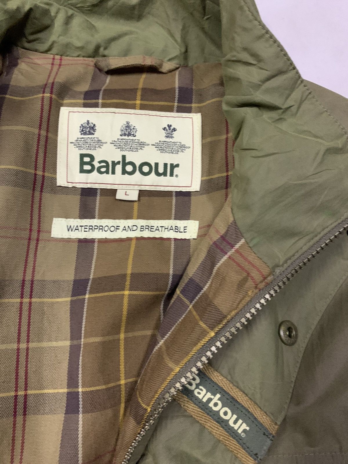 Barbour 🔥BARBOUR UTILITY JACKET W/PROOF & BREATHABLE Size US L / EU 52-54 / 3 - 13 Thumbnail