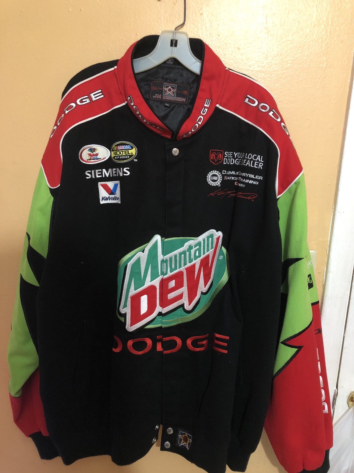 Mountain Dew Dodge ジャケット XXL レーシングジャケット Mountain Dew Dodge ジャケット XXL レーシングジャケット