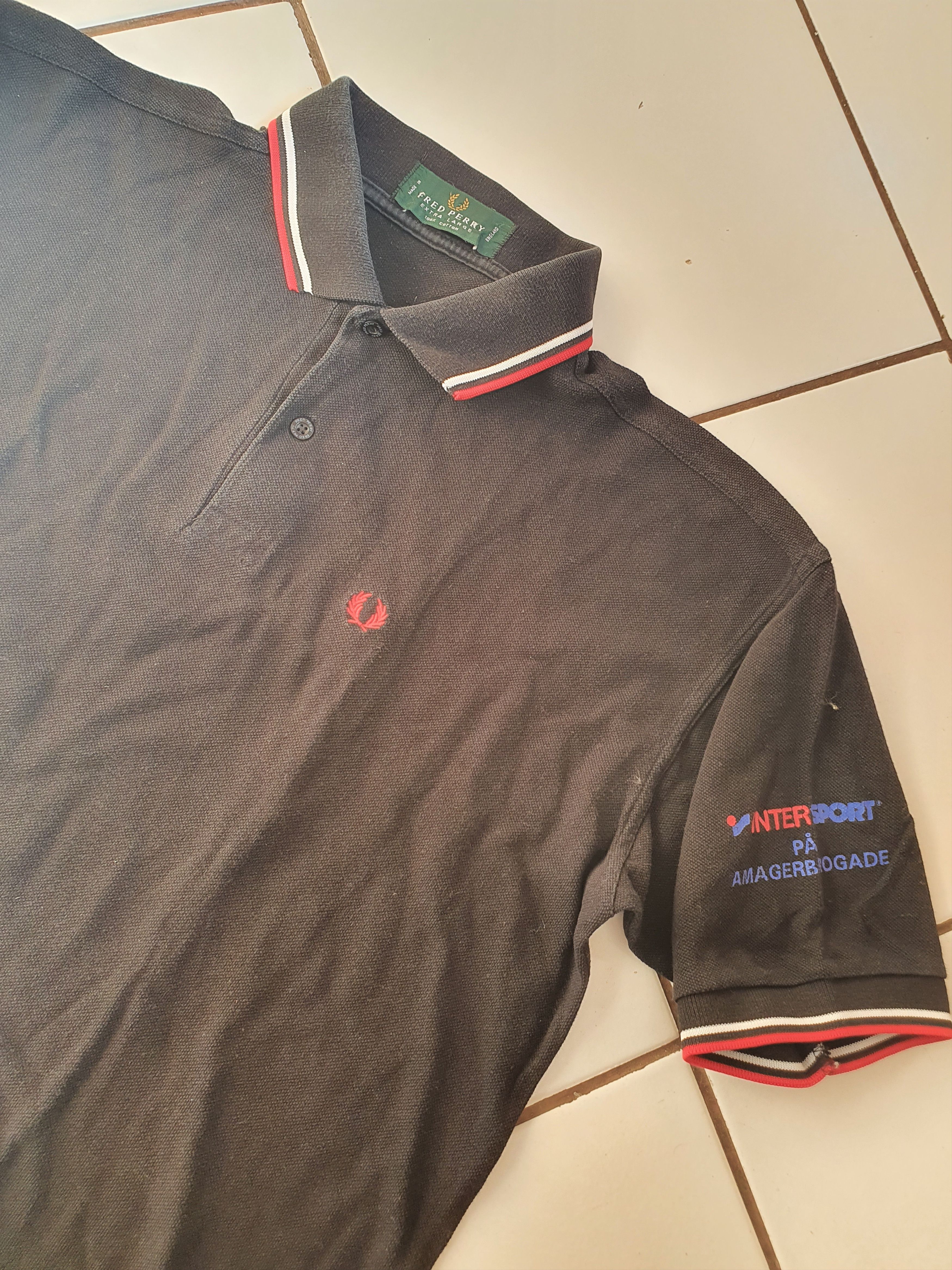 Fred Perry Fred Perry Polo/Golf black t-shirt,size XL Size US XL / EU 56 / 4 - 3 Thumbnail