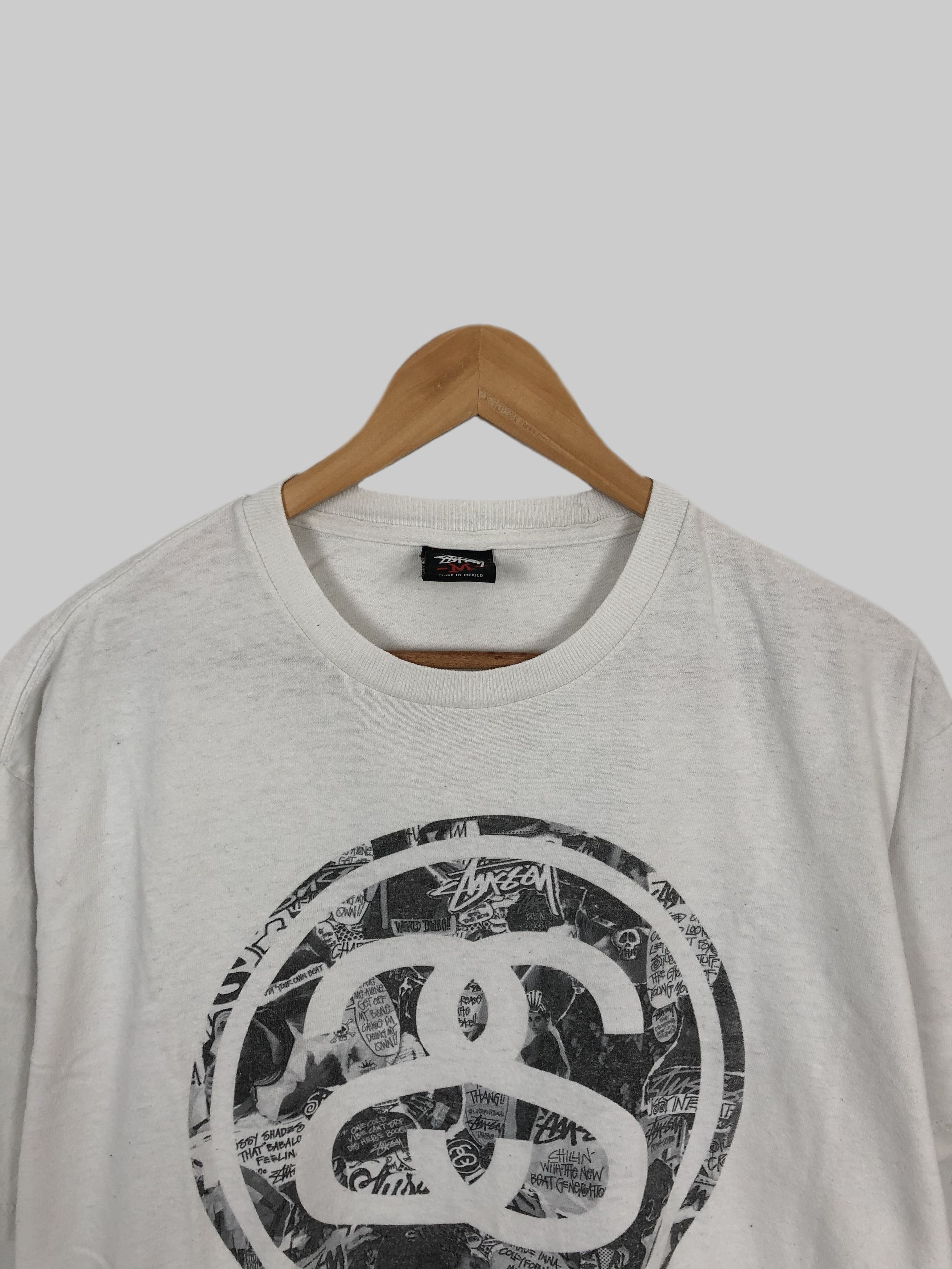 Stussy Vintage 2000s Stussy Double S t-shirt Size US M / EU 48-50 / 2 - 3 Thumbnail
