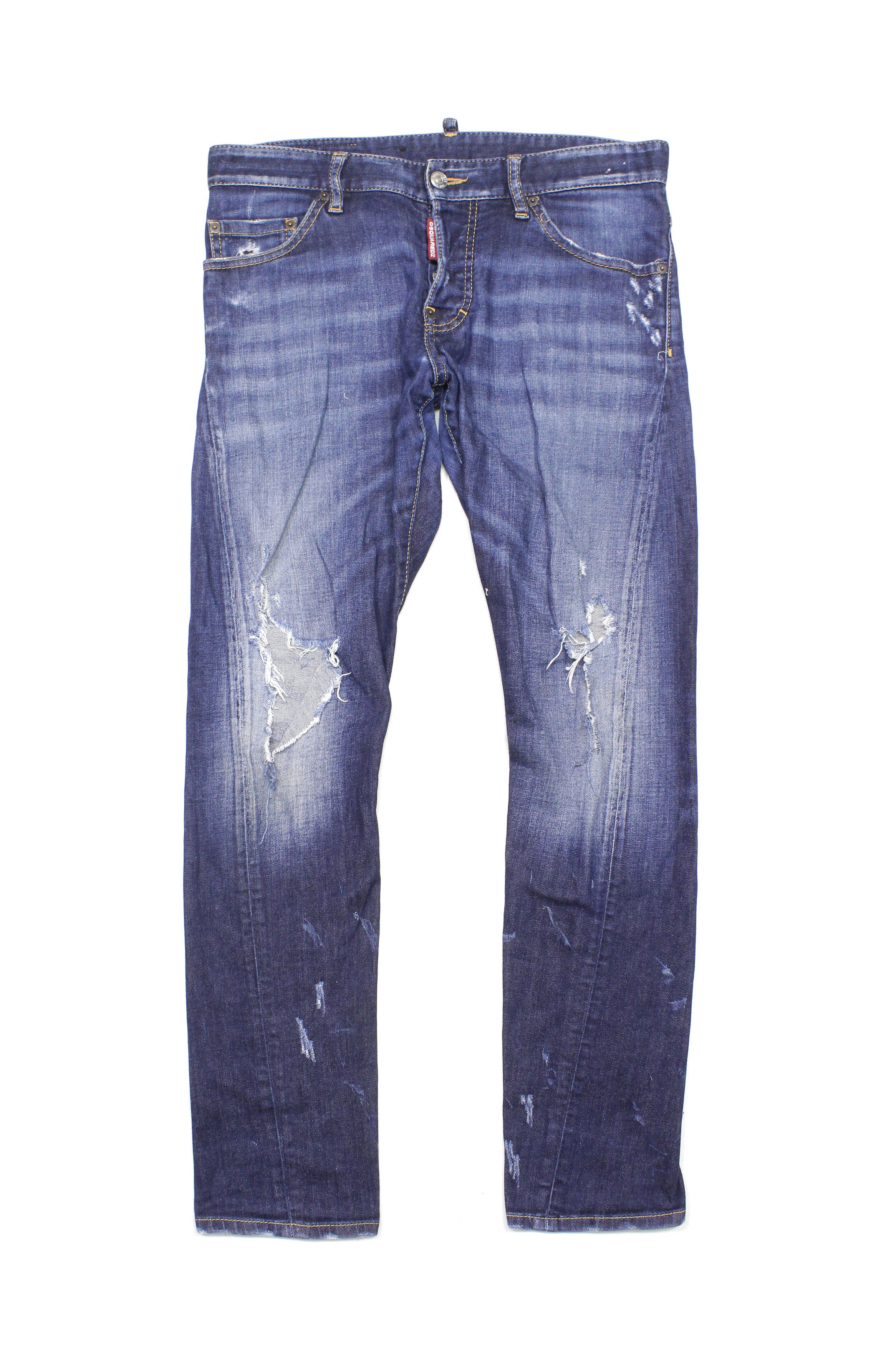 Dsquared2 Sexy Twist Distressed Jeans Size US 30 / EU 46 - 1 Thumbnail