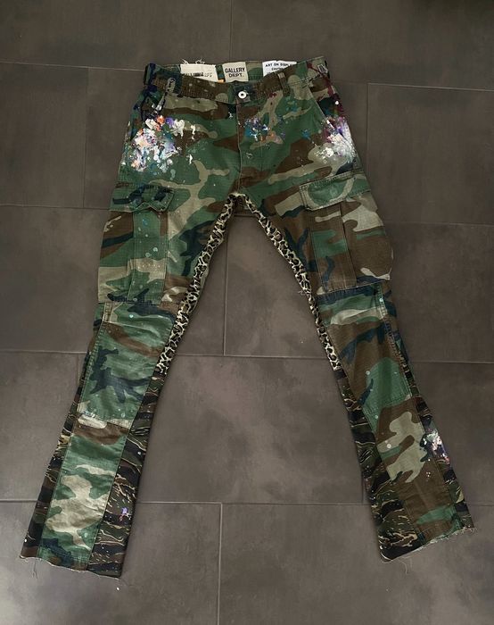 Gallery Dept. Gallery Dept. Cargo Camo La Flare Pants | Grailed