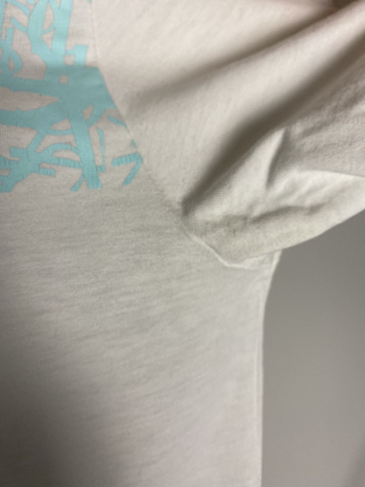 Vintage × Yves Saint Laurent Yves Saint Laurent vintage multi logo T-shirt YSL white blue Size US M / EU 48-50 / 2 - 7 Thumbnail