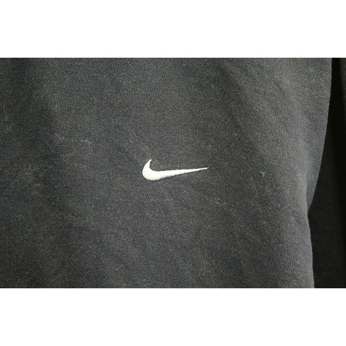 Nike G208 Nike Sid Swoosh Embroidered Logo Sweatshirt Black Men' | Grailed