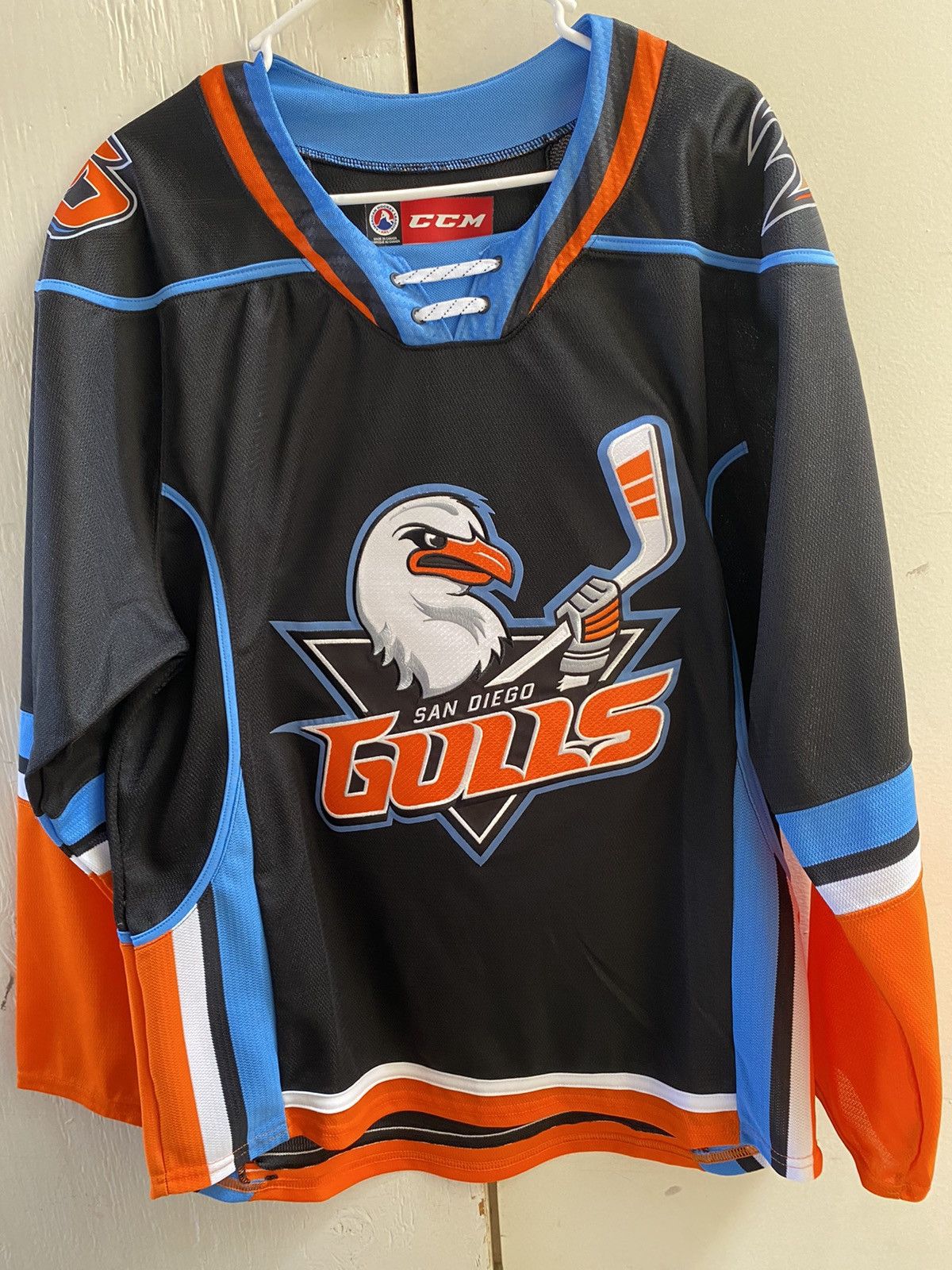 Streetwear Vintage x Hockey Jersey x San Diego Gulls Hockey Jersey