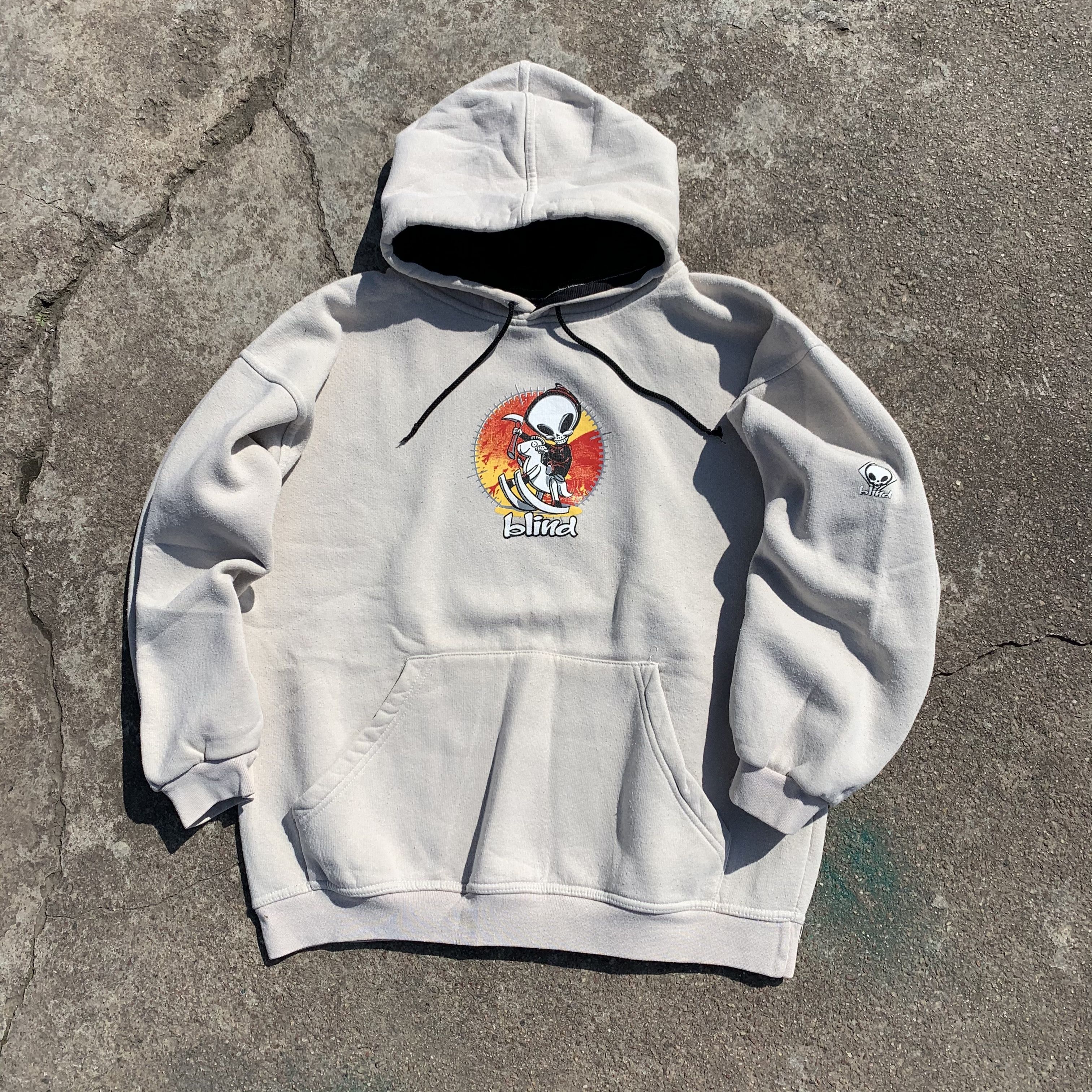 Hook-Ups Blind Skateboards Vintage Hoodie 1990s SkateCo Made In USA Size US M / EU 48-50 / 2 - 1 Thumbnail