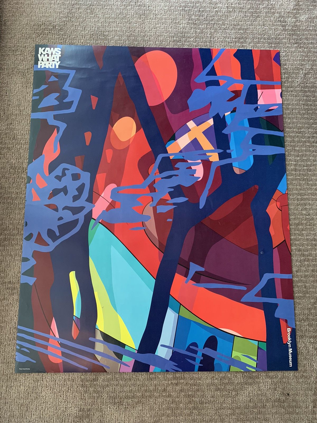 Kaws Poster Print “SCORE YEARS” (Brooklyn Museum) | Grailed