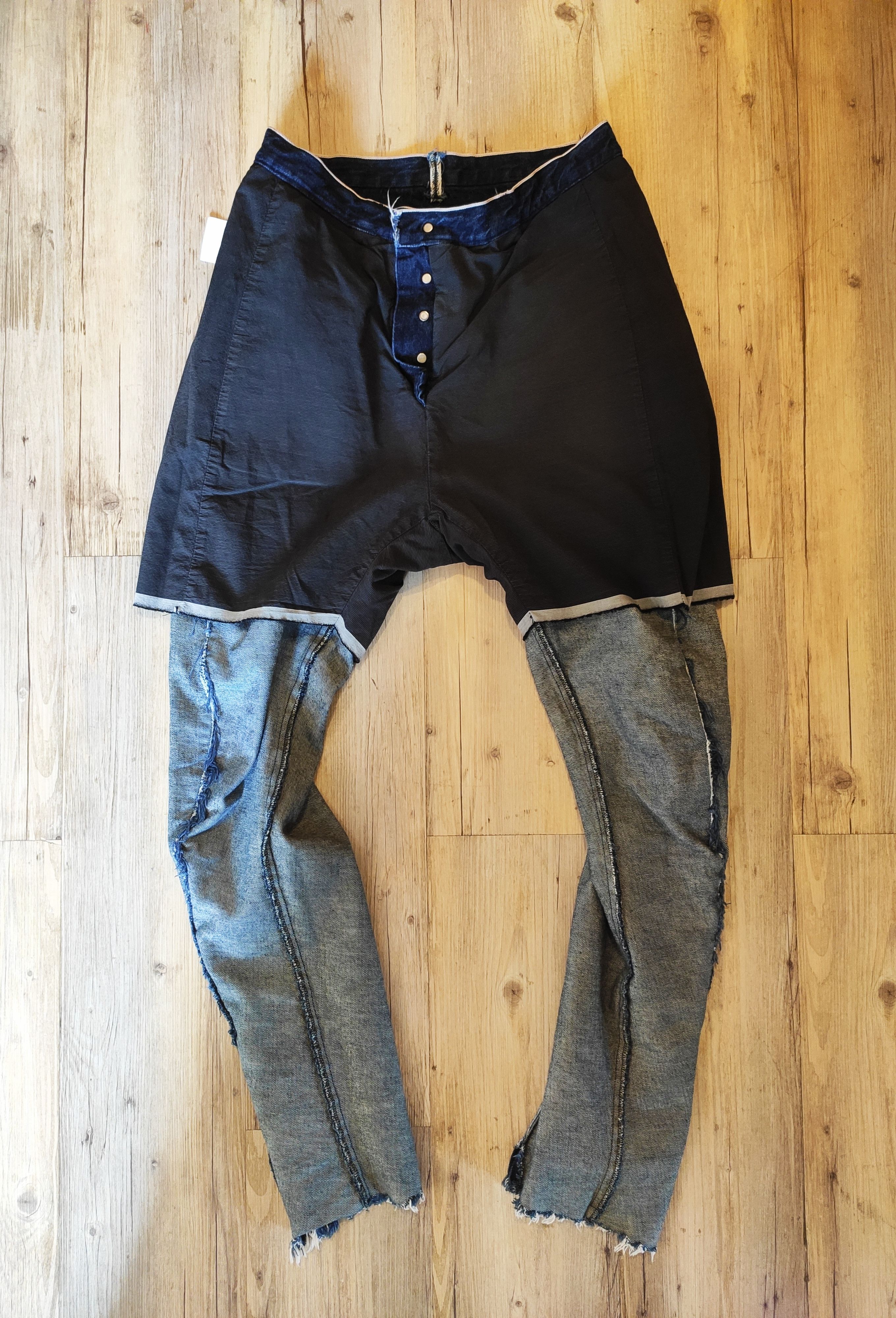 Individual Sentiments 16SS Ounce denim pants.Like Devoa or Yohji Yamamoto Size US 32 / EU 48 - 10 Thumbnail