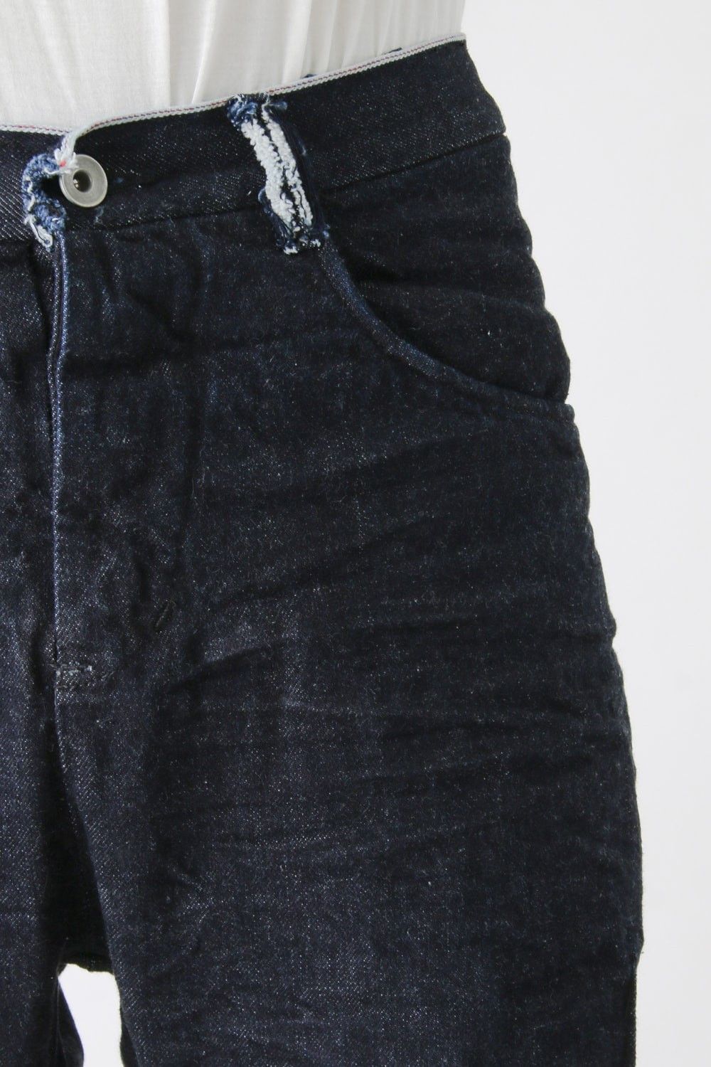 Individual Sentiments 16SS Ounce denim pants.Like Devoa or Yohji Yamamoto Size US 32 / EU 48 - 4 Thumbnail