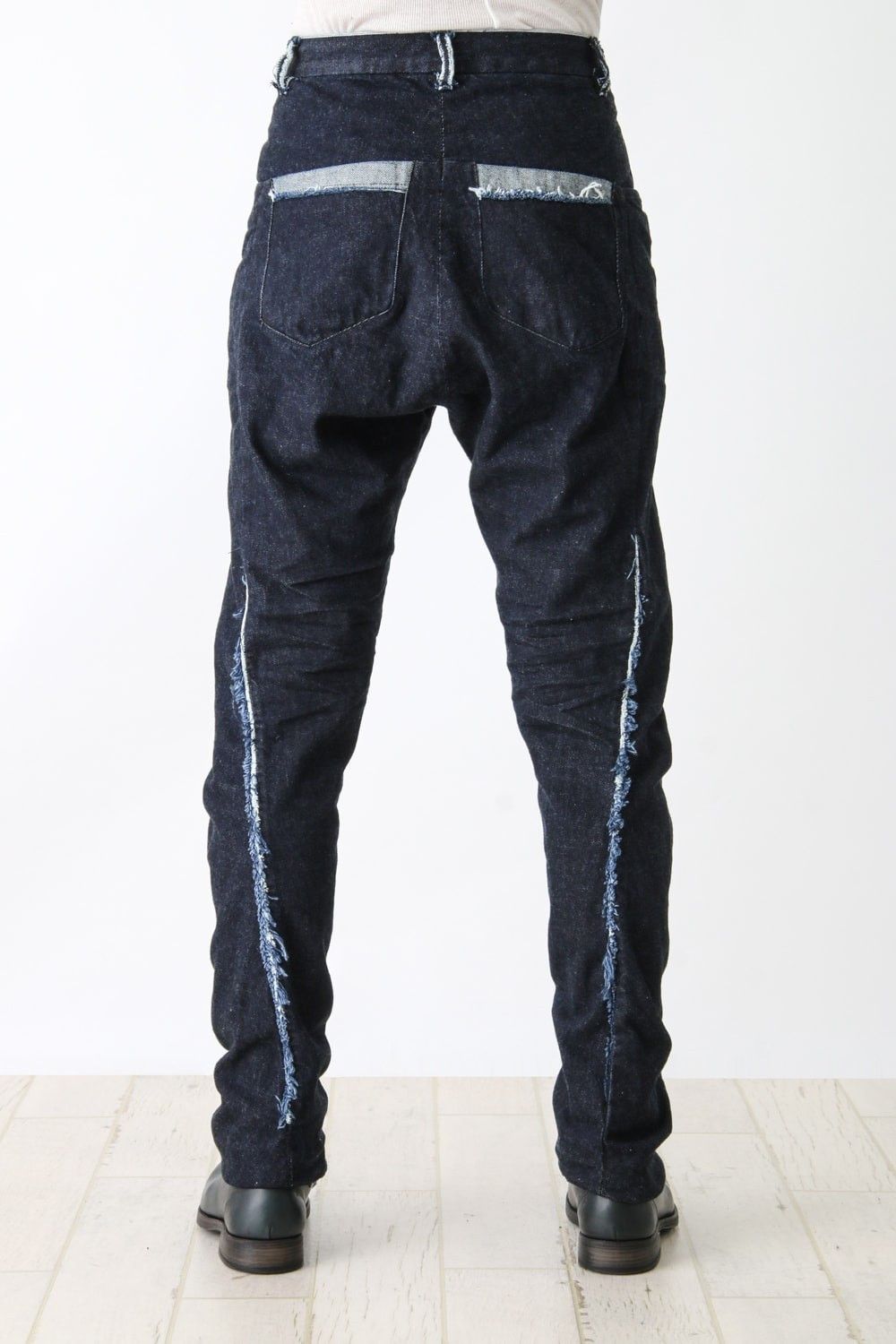 Individual Sentiments 16SS Ounce denim pants.Like Devoa or Yohji Yamamoto Size US 32 / EU 48 - 3 Thumbnail
